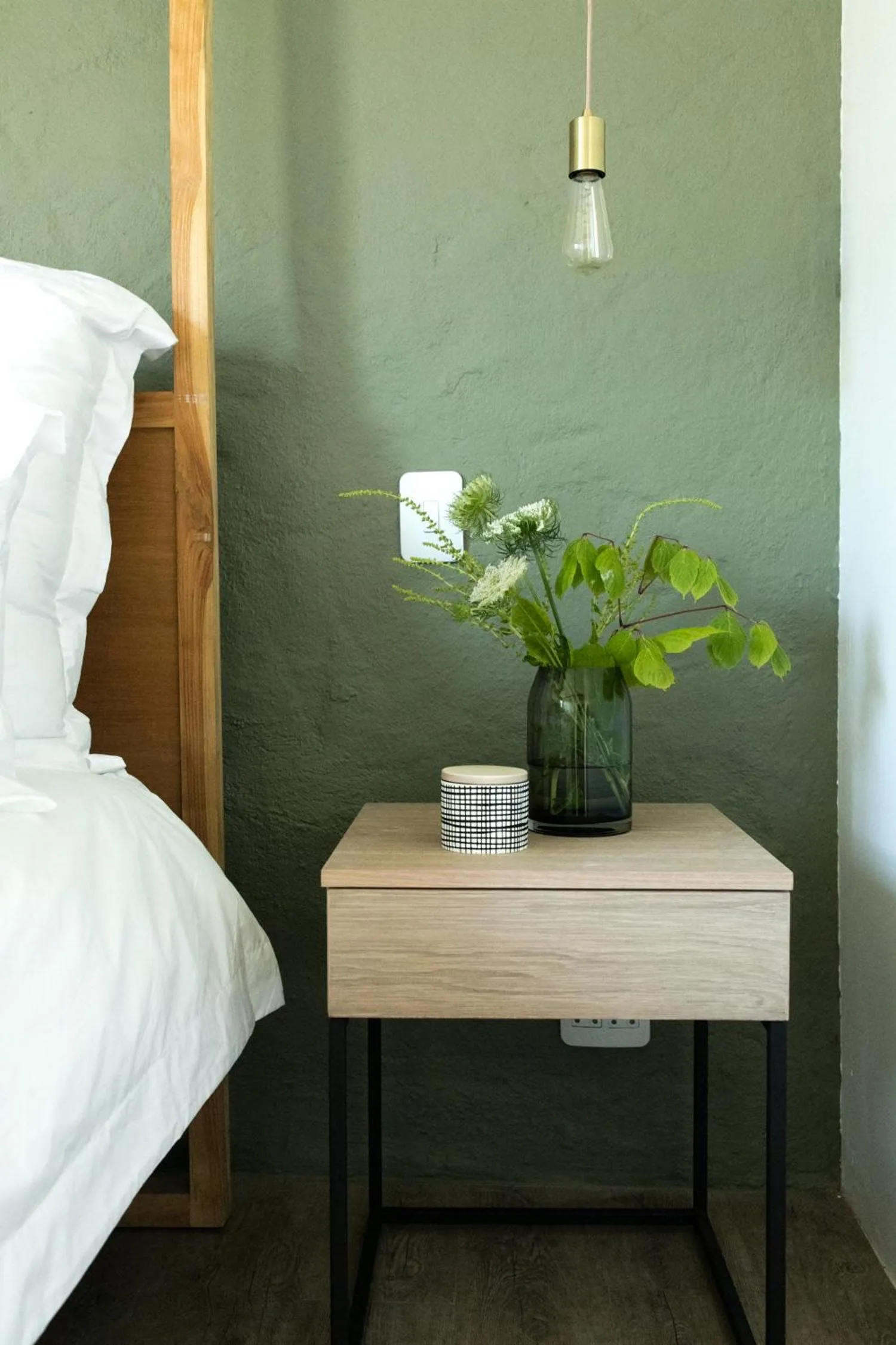 Decorative detail, Bed in Weltevreden Estate