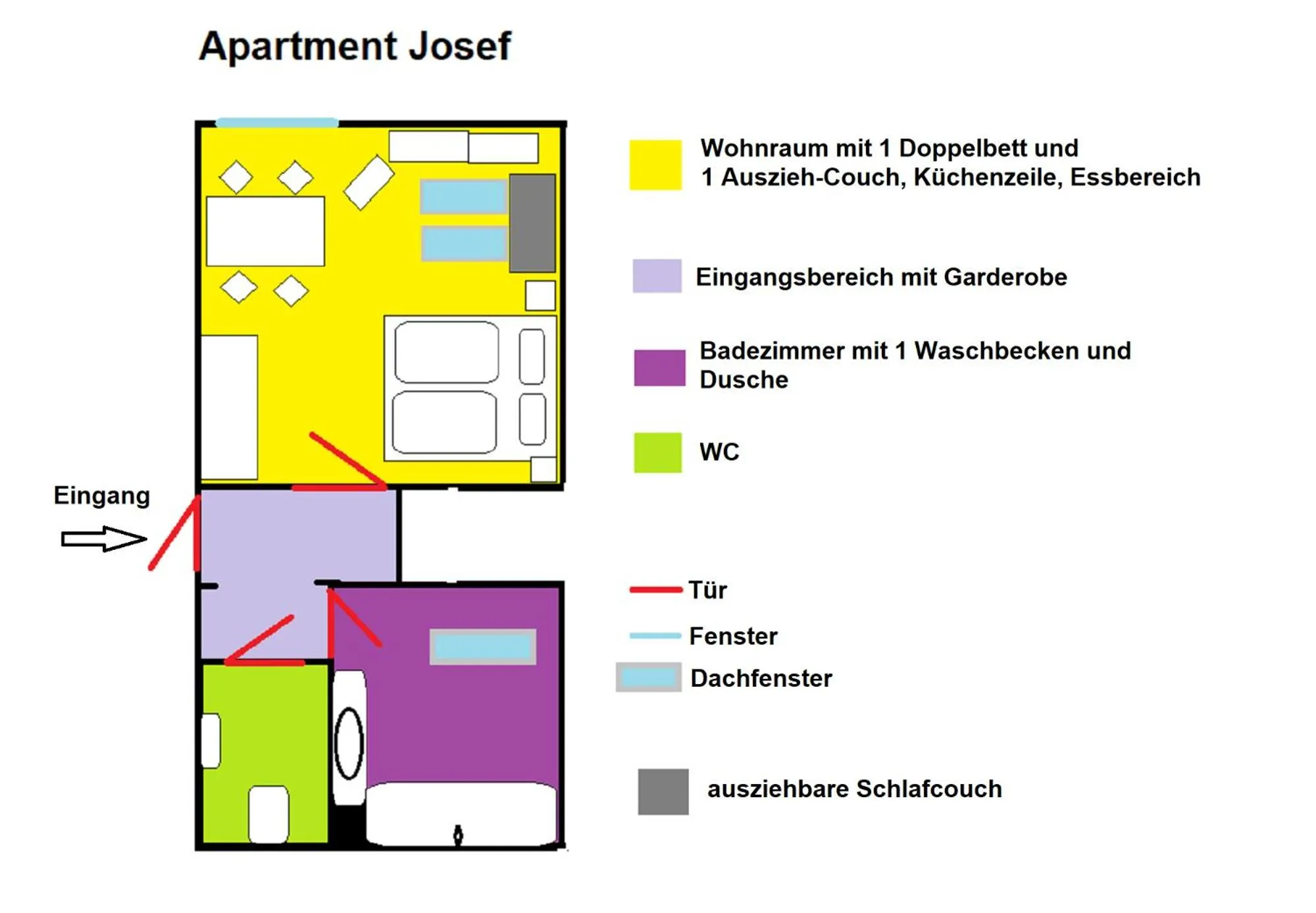 Floor plan in Apartment Ladinger