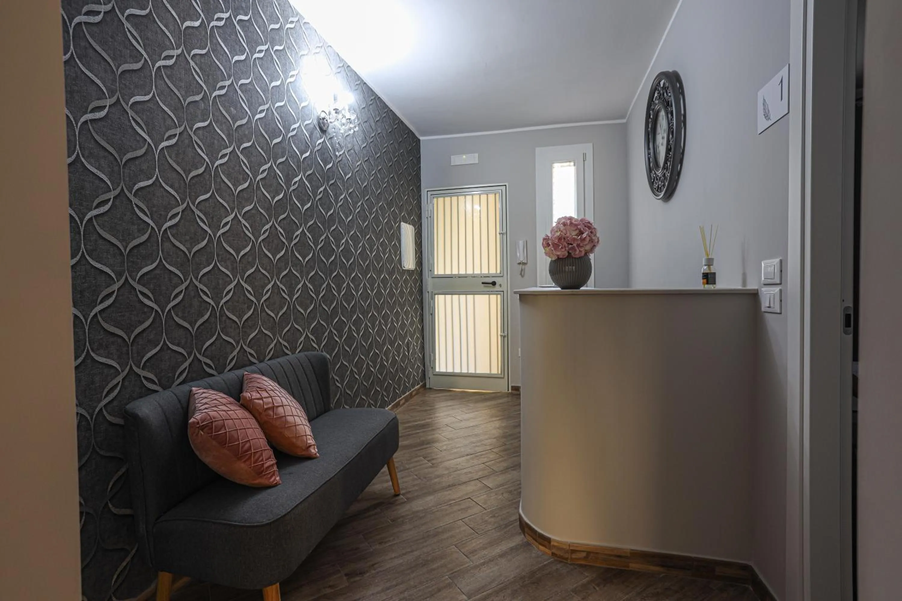 Lobby or reception in B&B La Fenice Suite