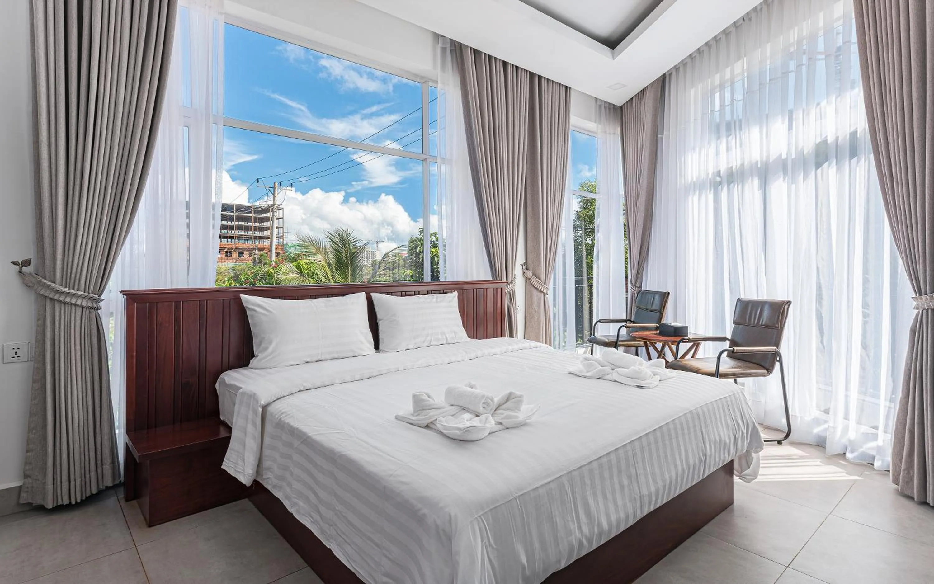 Bed in Sandy Residence Sihanoukville