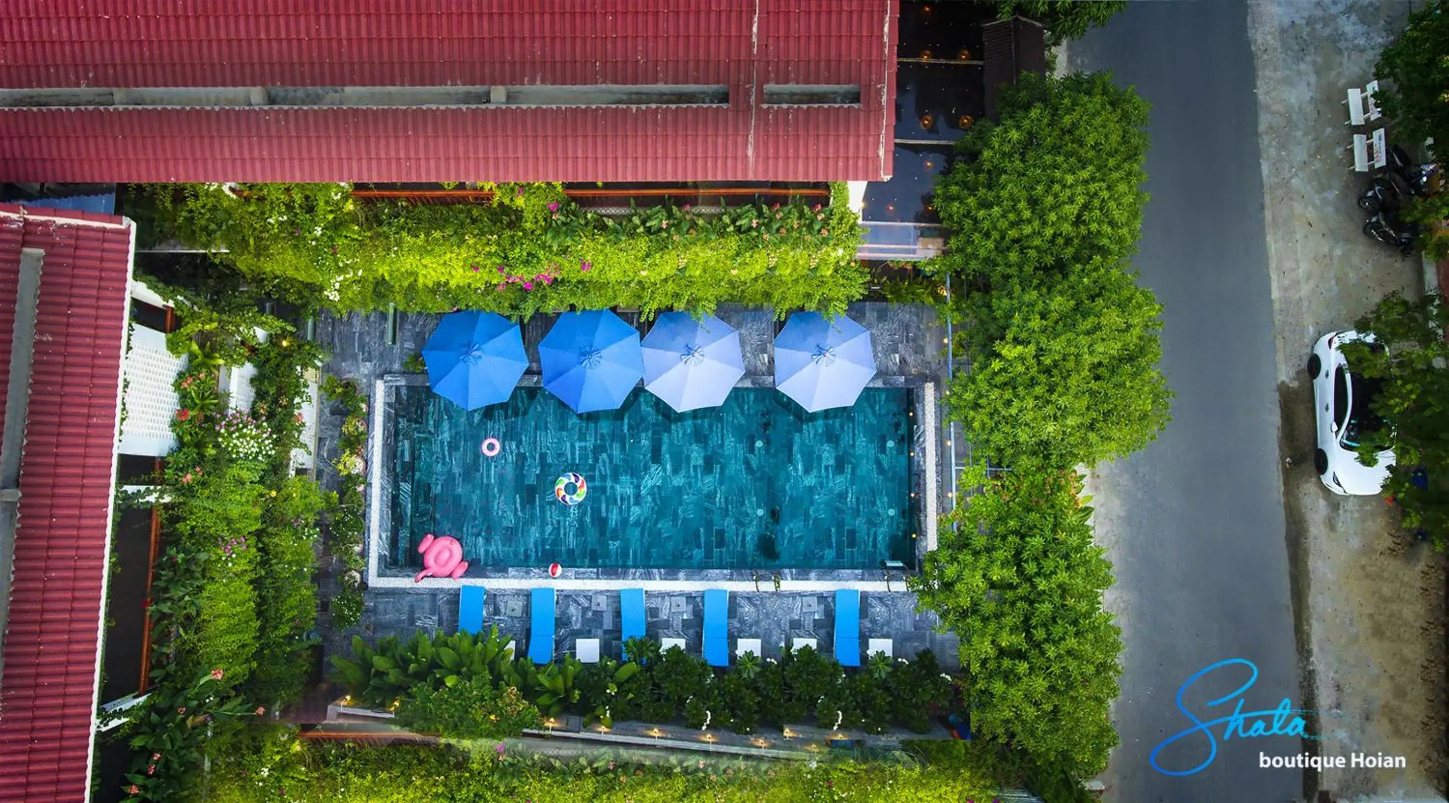 Bird's eye view in SHALA BOUTIQUE HOIAN Bird's eye view in SHALA BOUTIQUE HOIAN