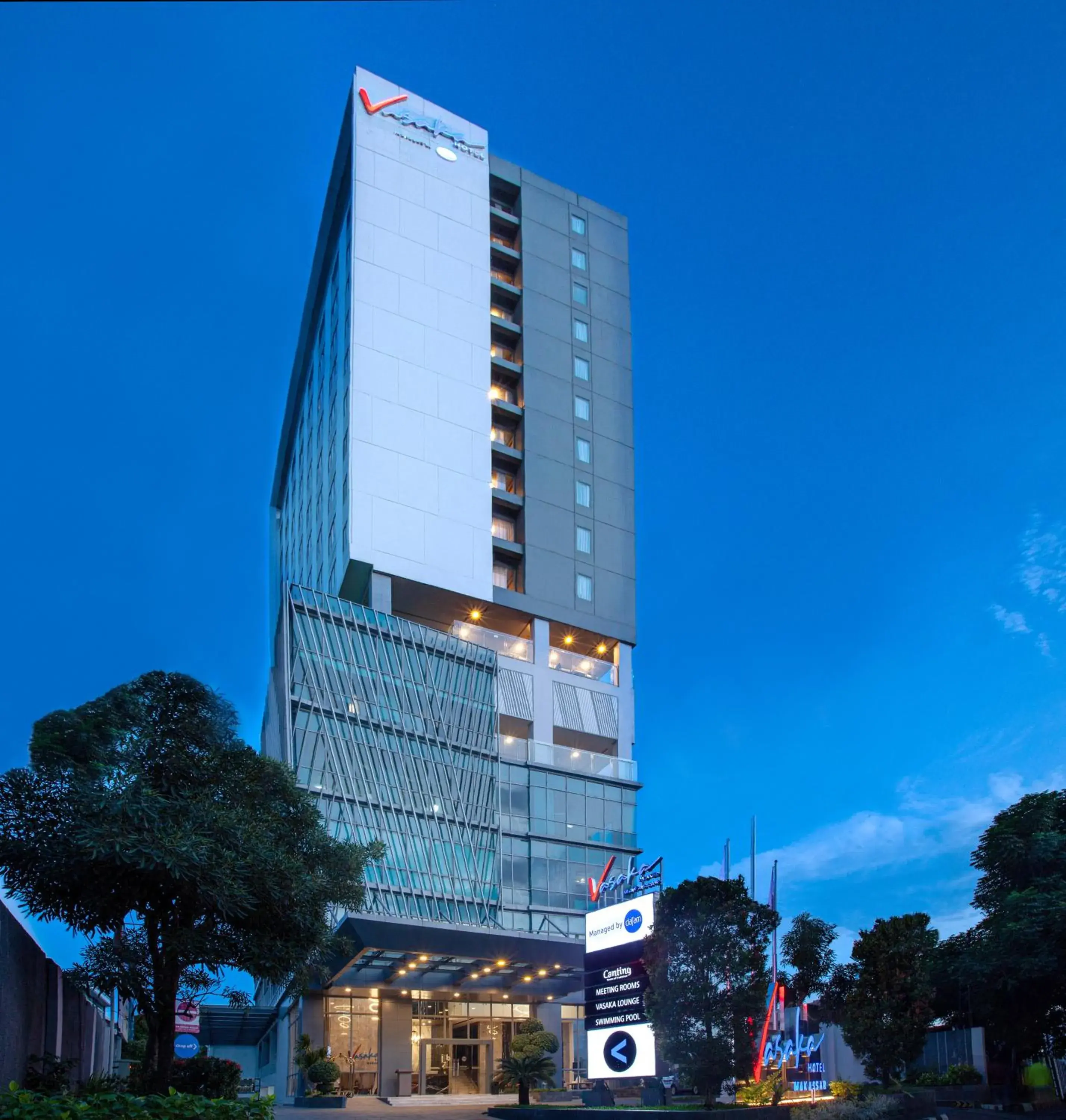 Property building in Vasaka Hotel Makassar Managed by Dafam Property building in Vasaka Hotel Makassar Managed by Dafam