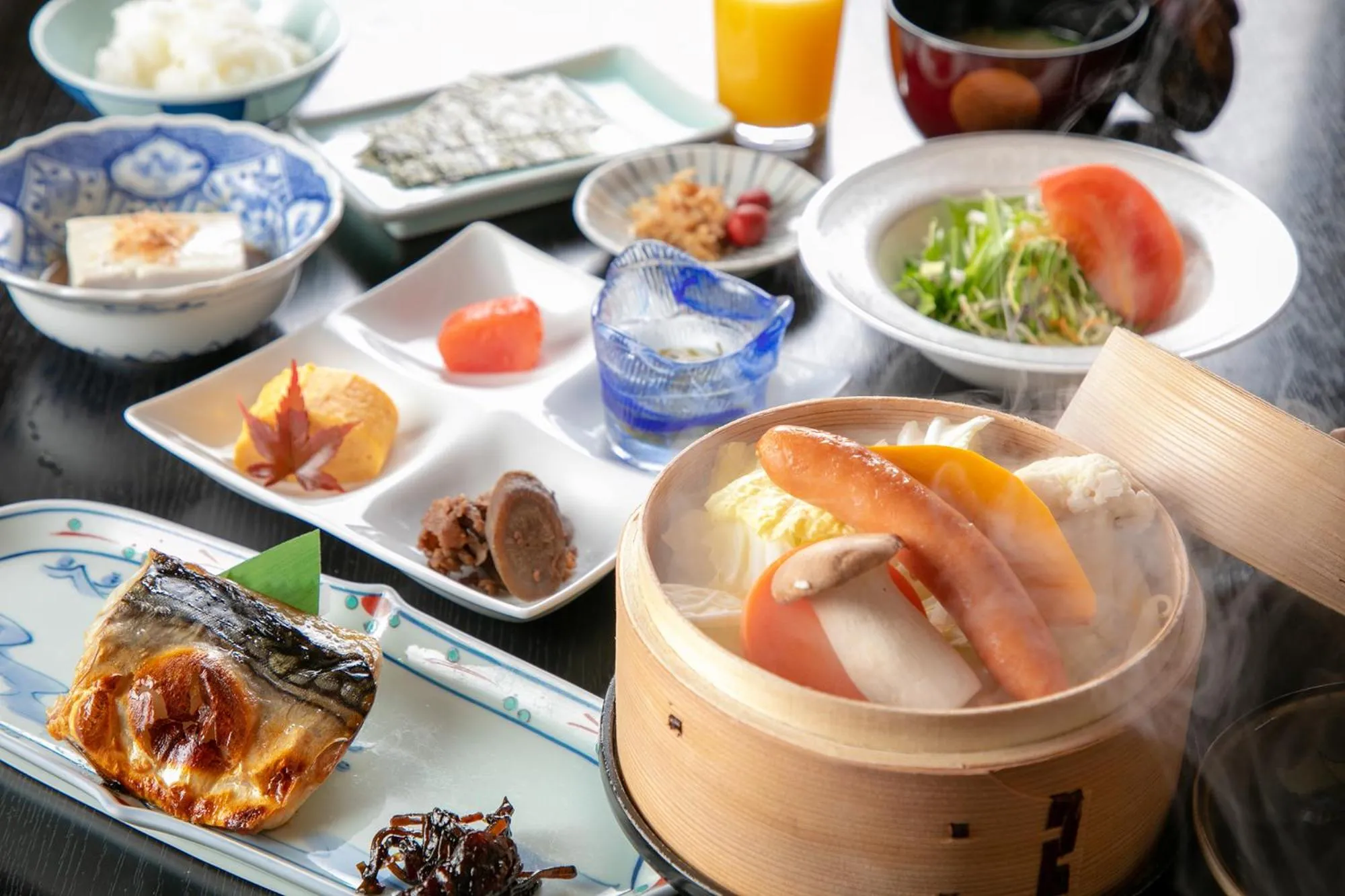 Breakfast in Tsukasa Ryokan