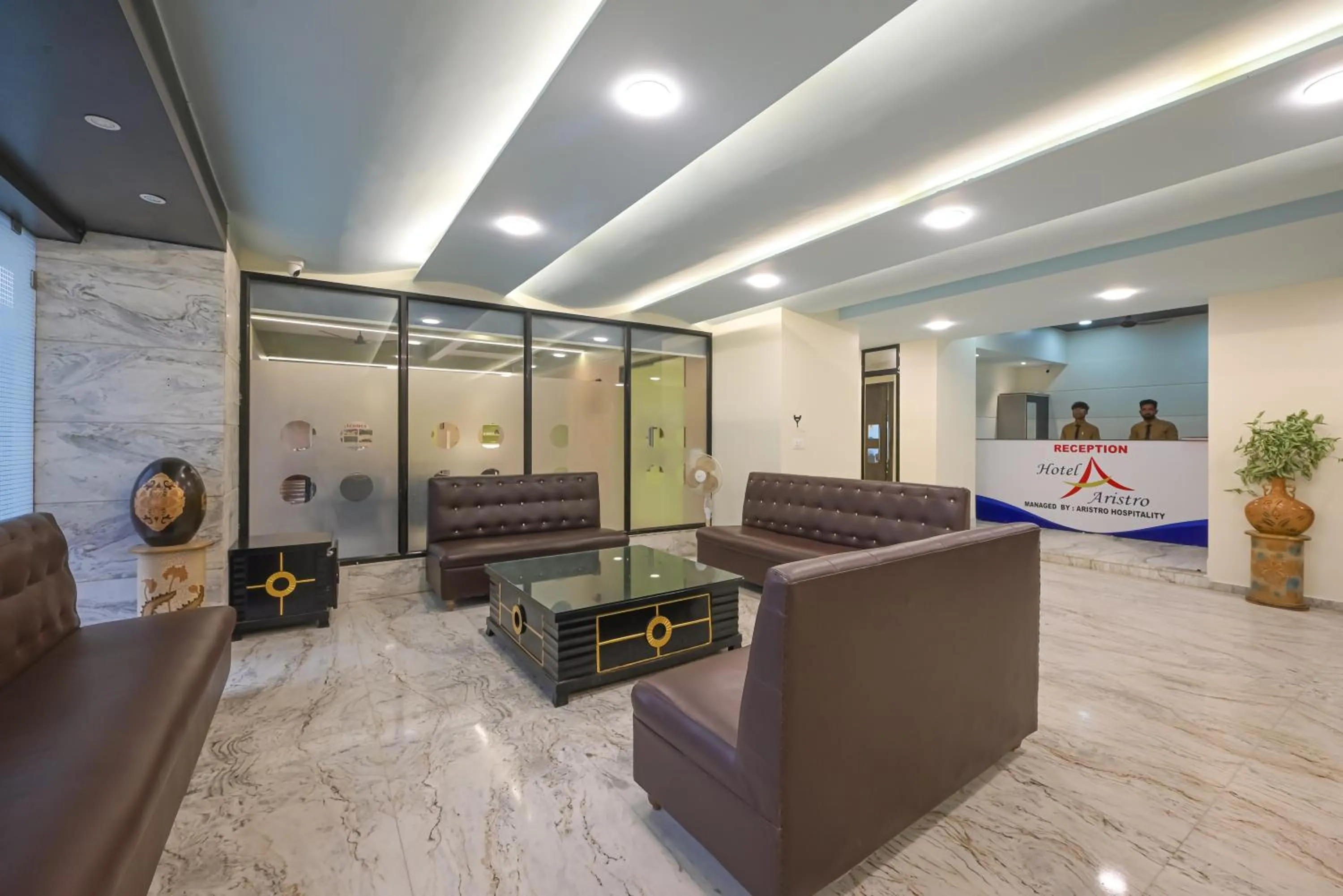 Lobby or reception in Hotel Aristro Lonavala