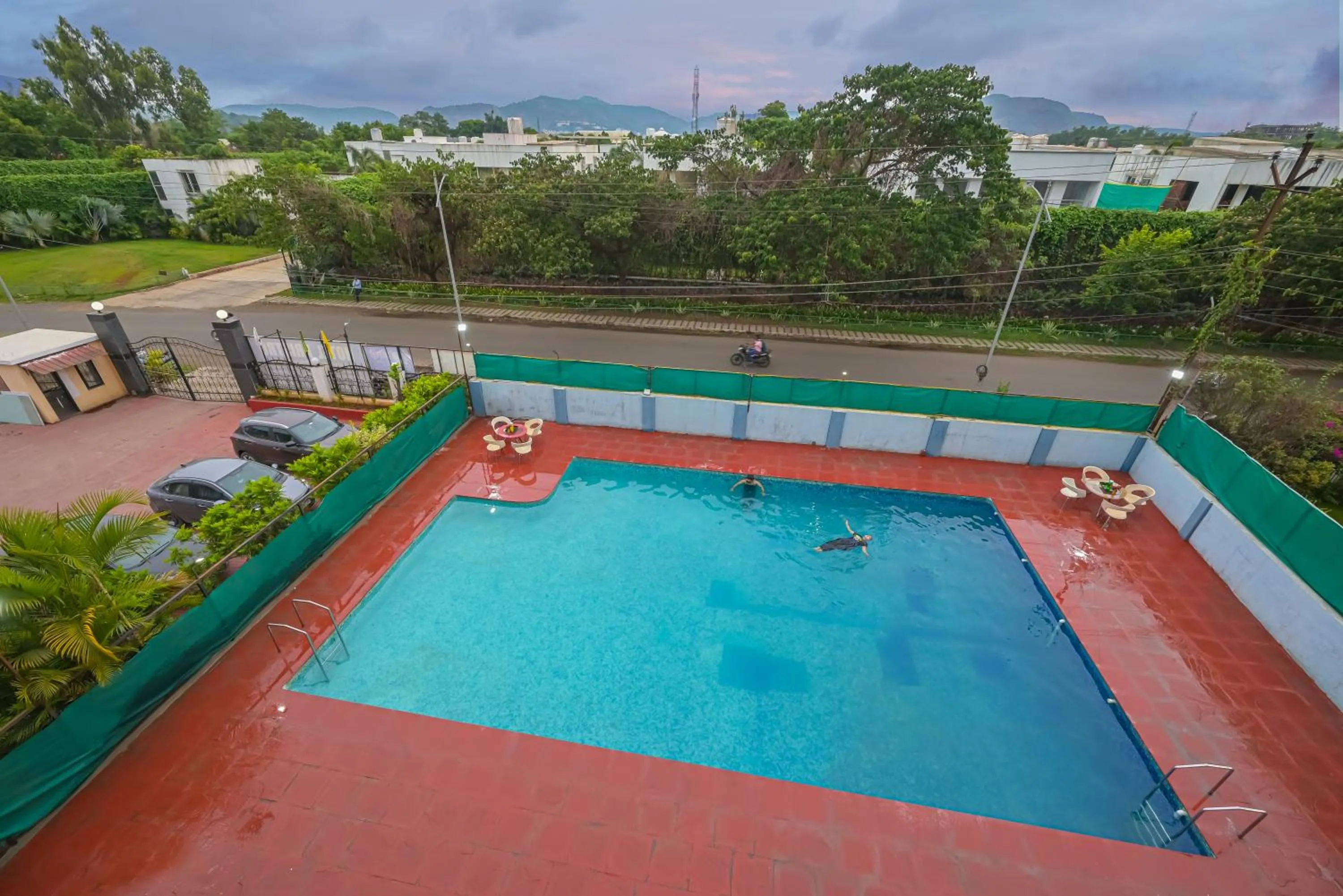 Pool view in Hotel Aristro Lonavala