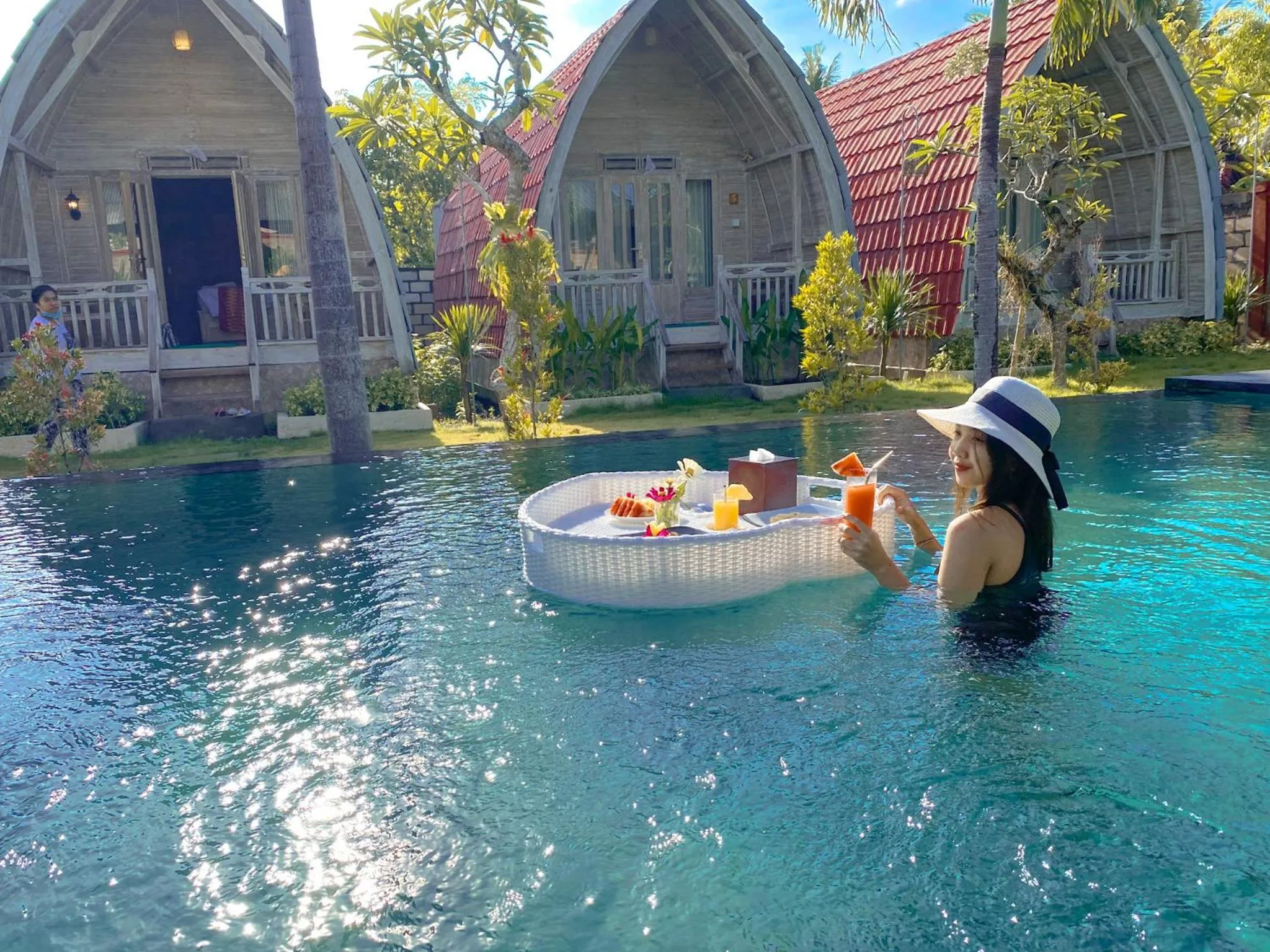 Swimming pool in Daghan Cottage Nusa Penida