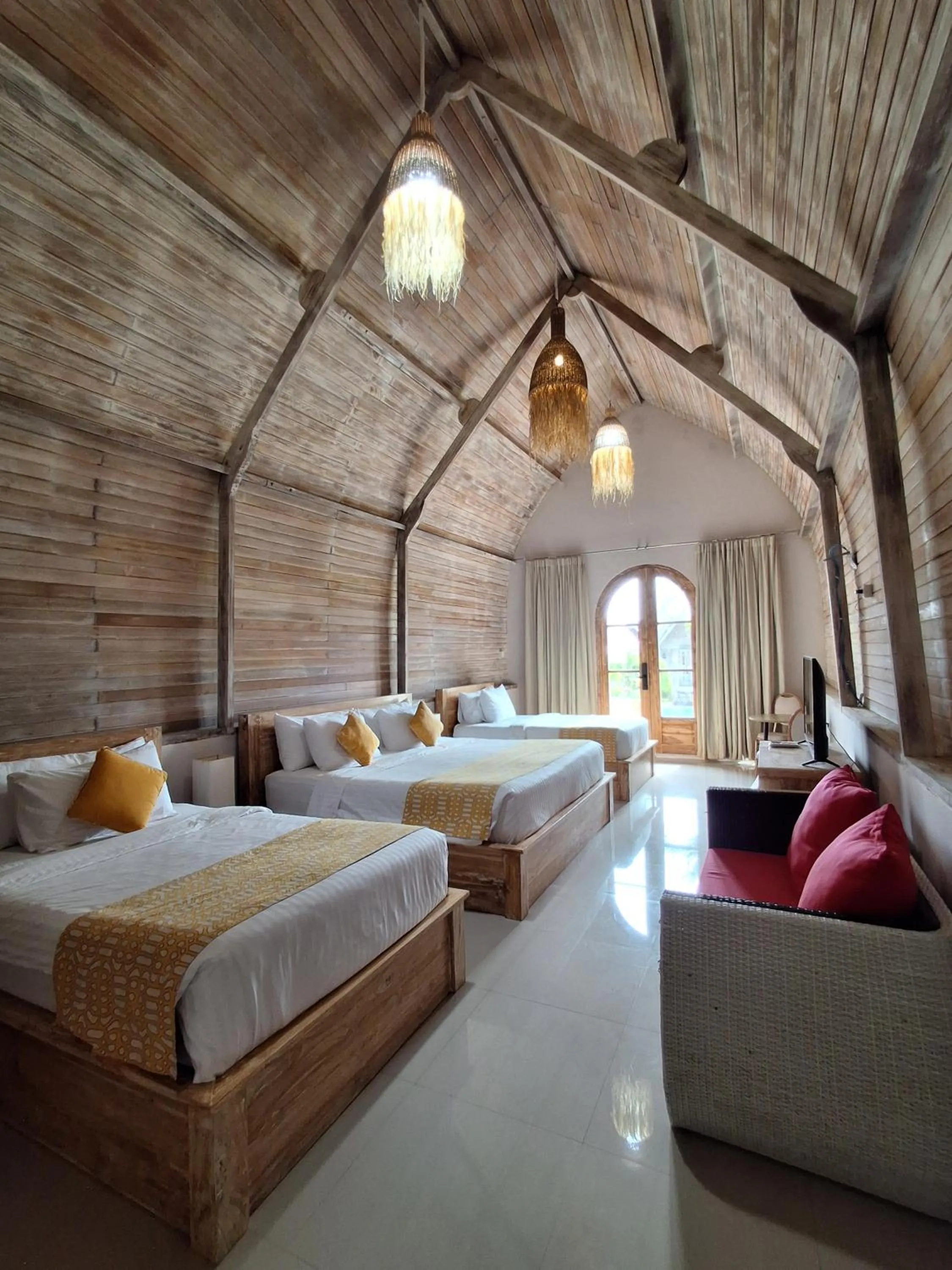 Bed in Daghan Cottage Nusa Penida