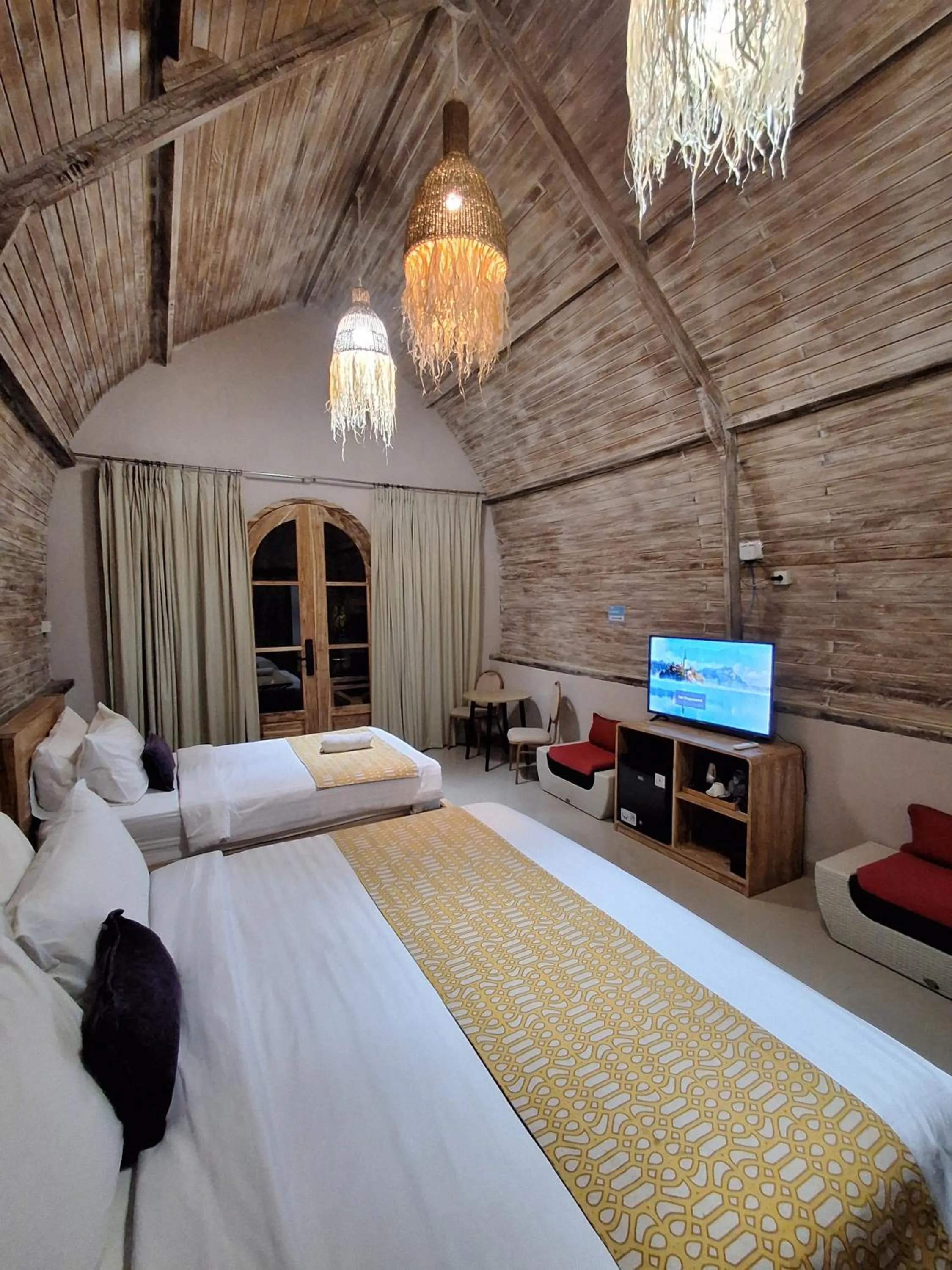 Bed in Daghan Cottage Nusa Penida