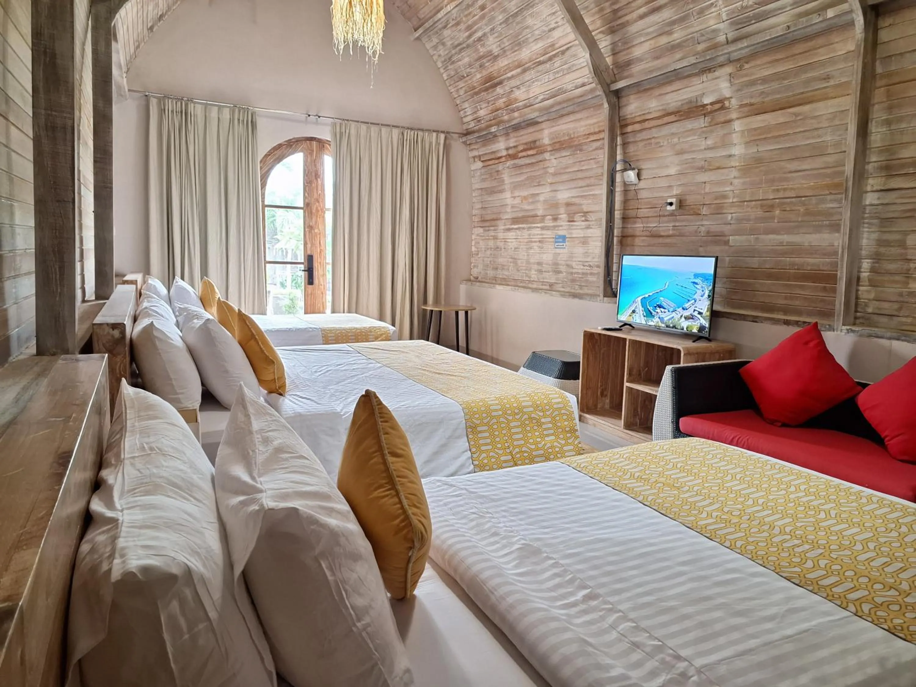 Bed in Daghan Cottage Nusa Penida