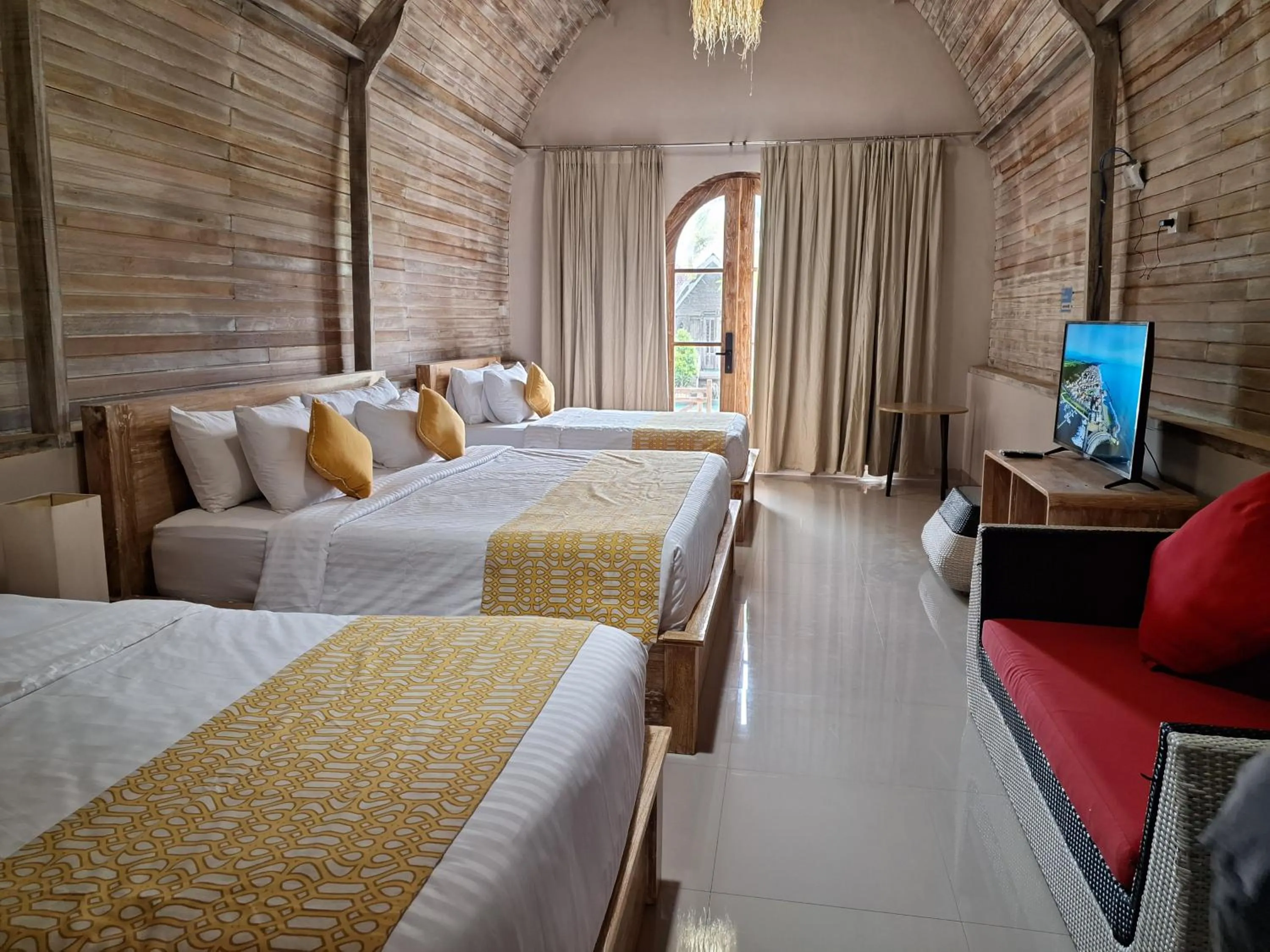 Bed in Daghan Cottage Nusa Penida