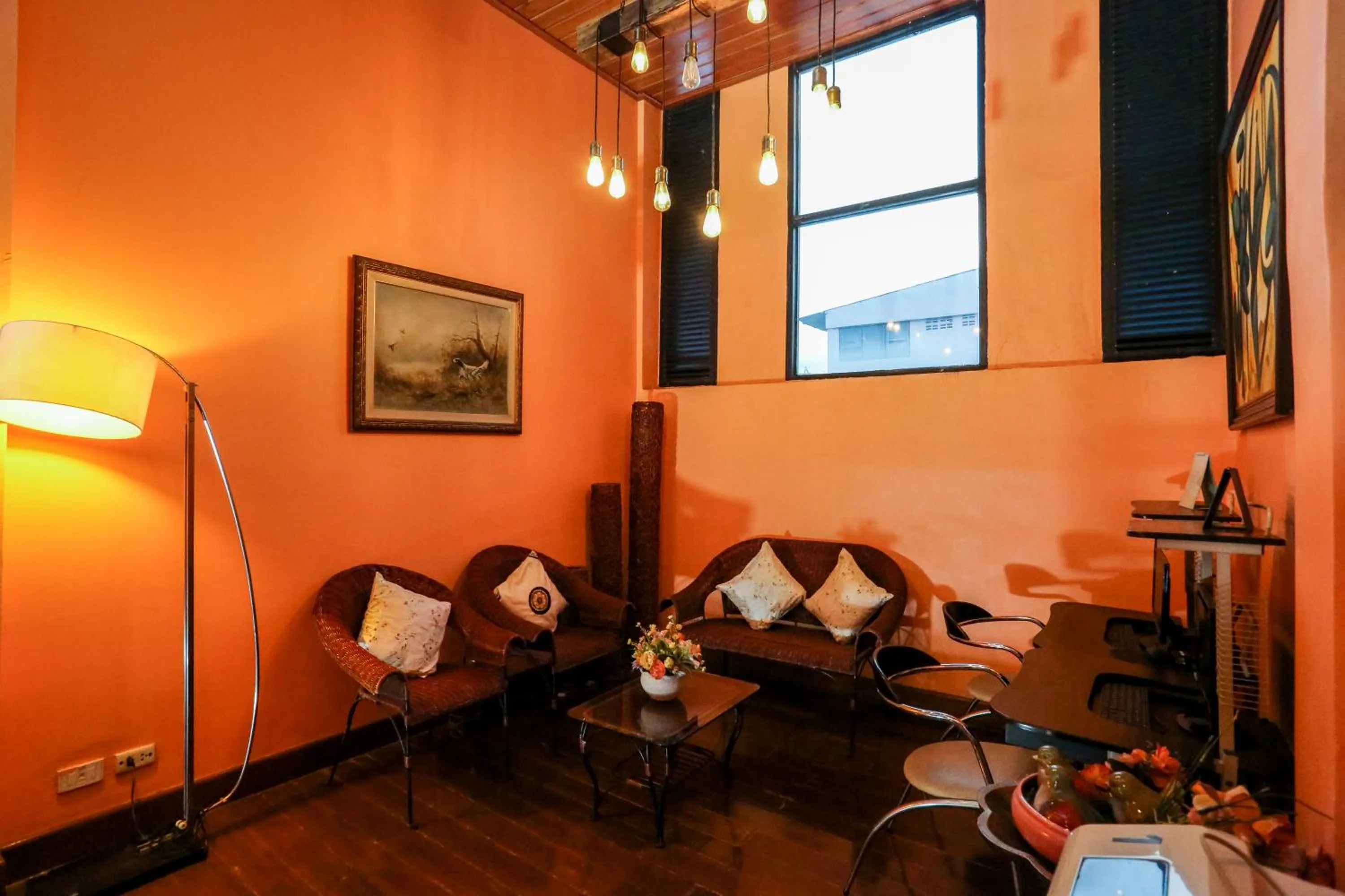 Seating area in PJR Chateau