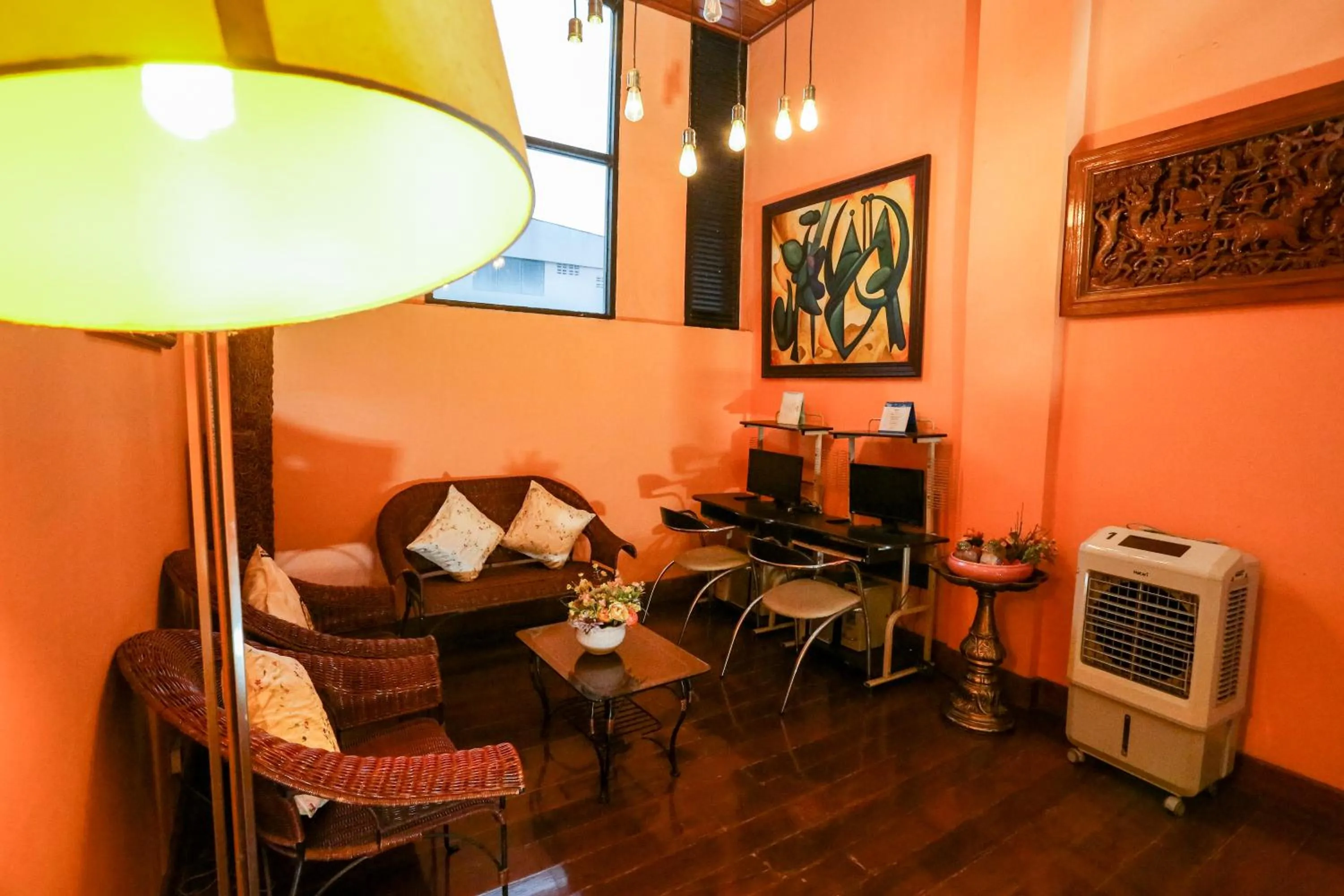 Seating area in PJR Chateau