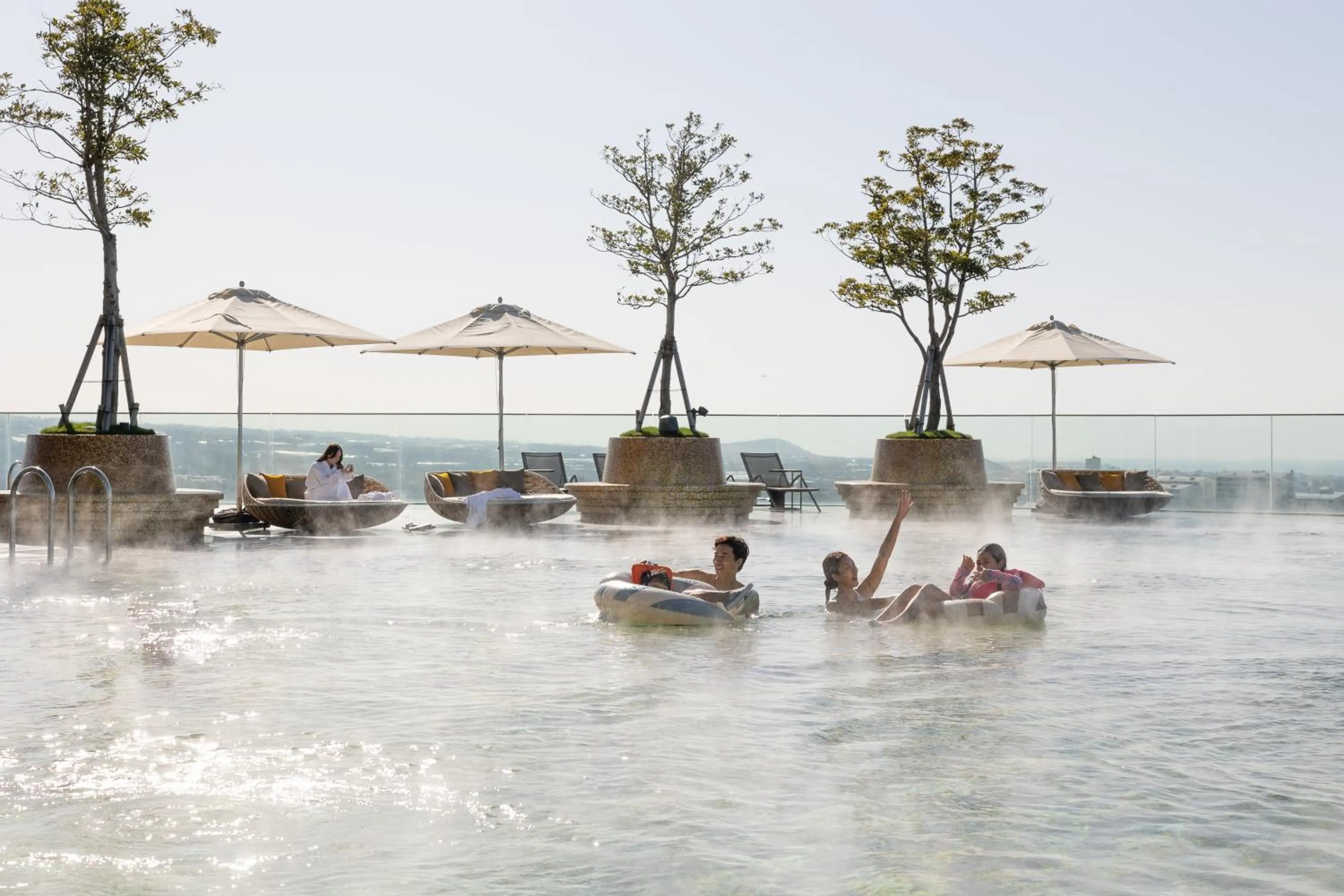 Pool view in Grand Hyatt Jeju