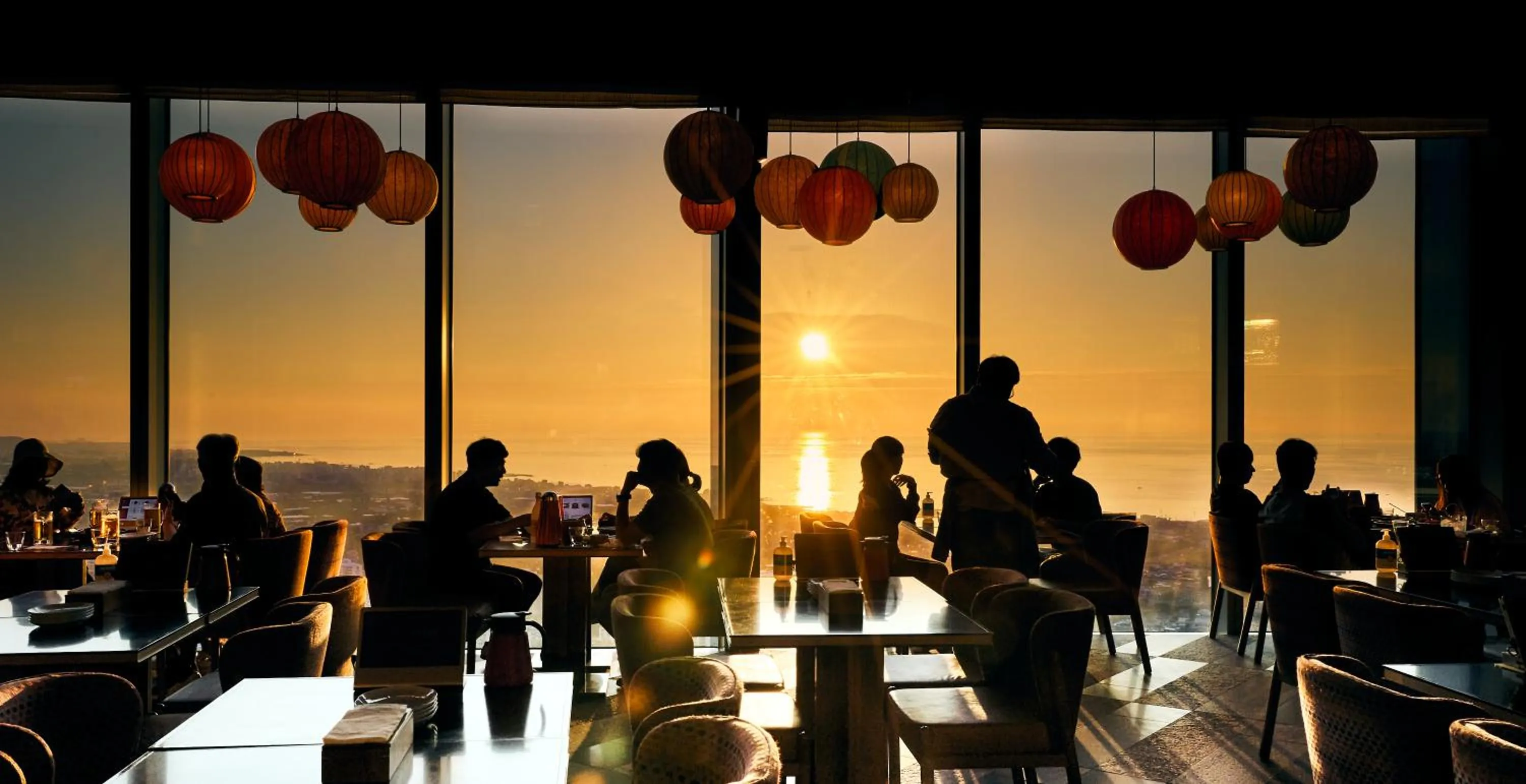 Sunset in Grand Hyatt Jeju