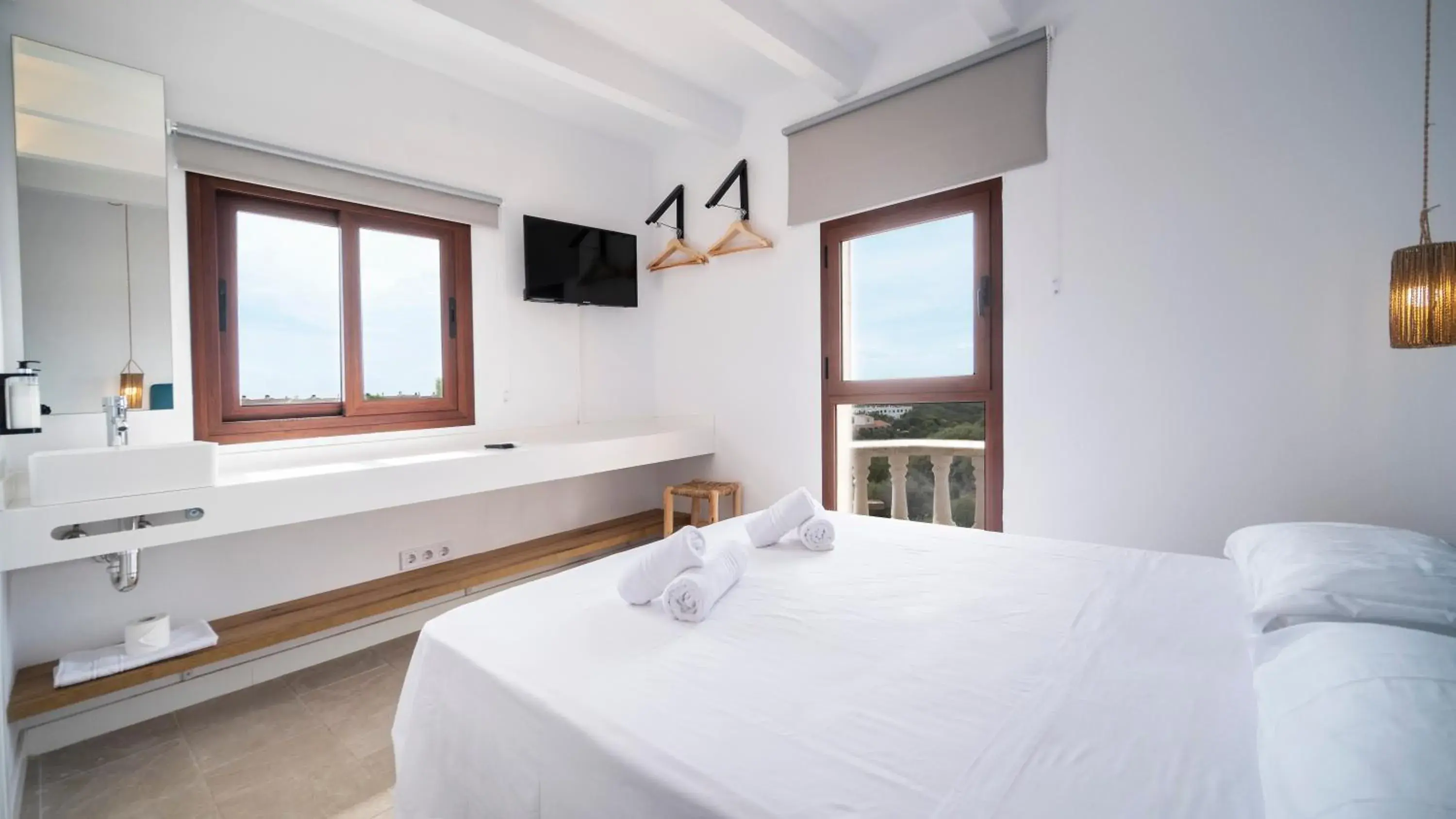 View (from property/room), Bed in Castell de Lô View (from property/room), Bed in Castell de Lô