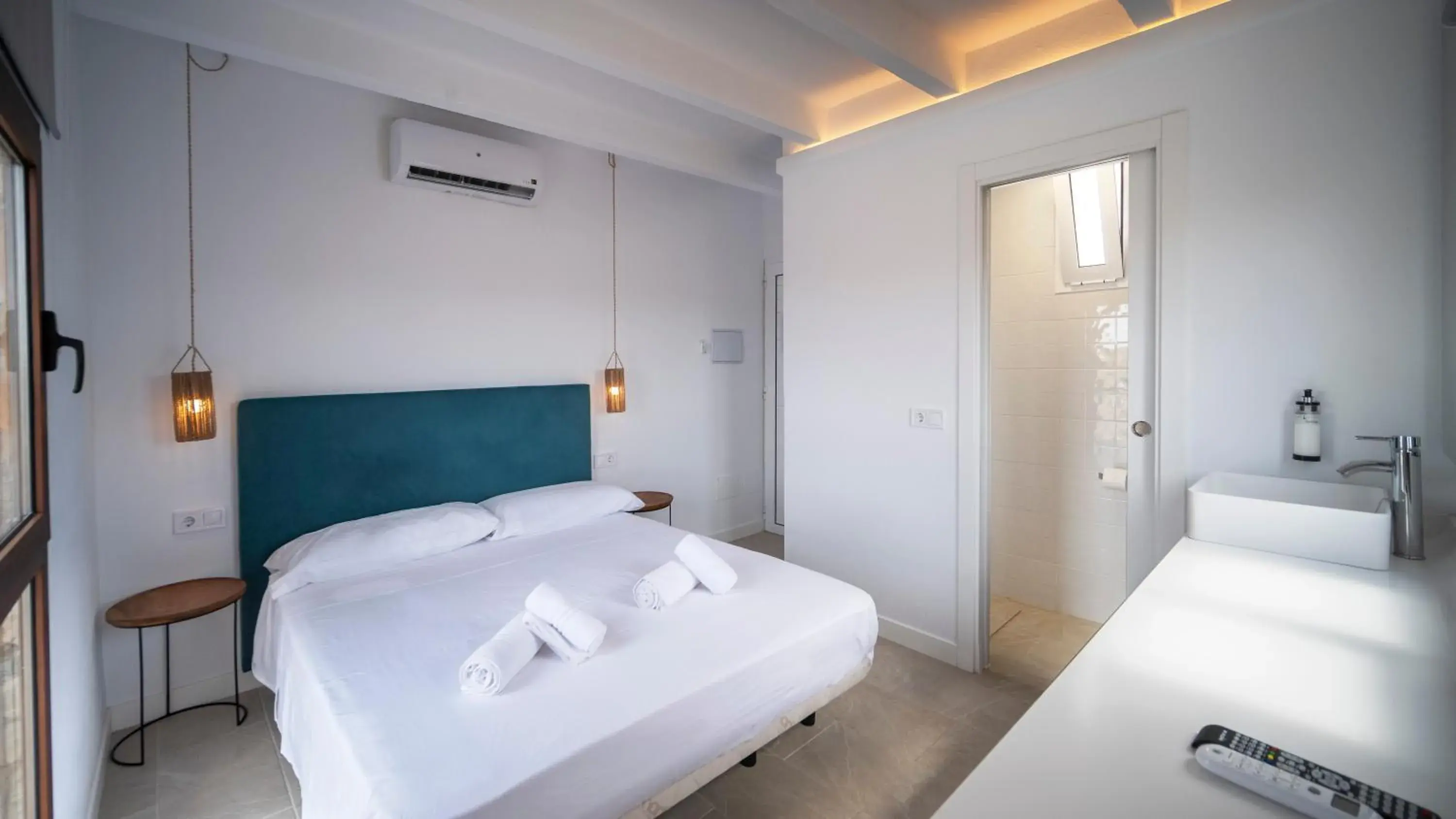 View (from property/room), Bed in Castell de Lô View (from property/room), Bed in Castell de Lô