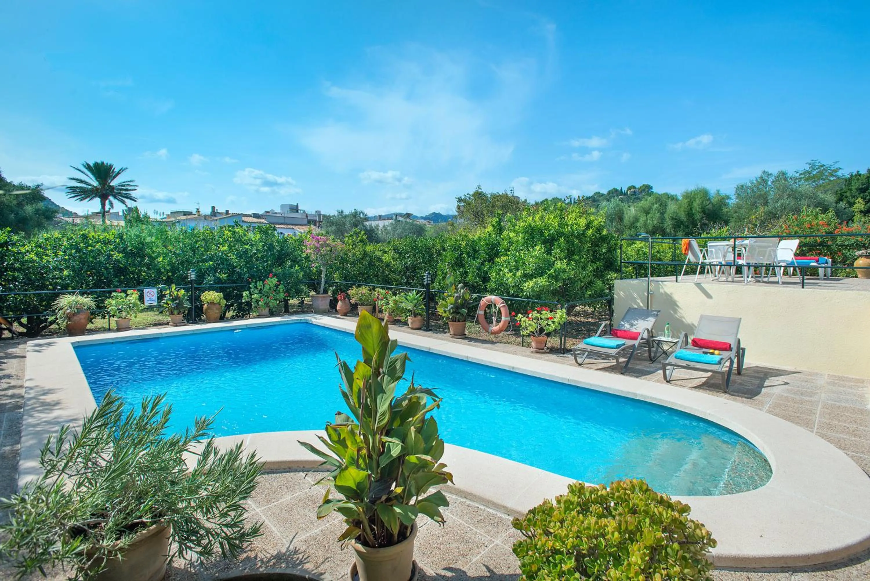 Swimming pool in Owl Booking Villa Mateu - 5 Min Walk to the Old Town