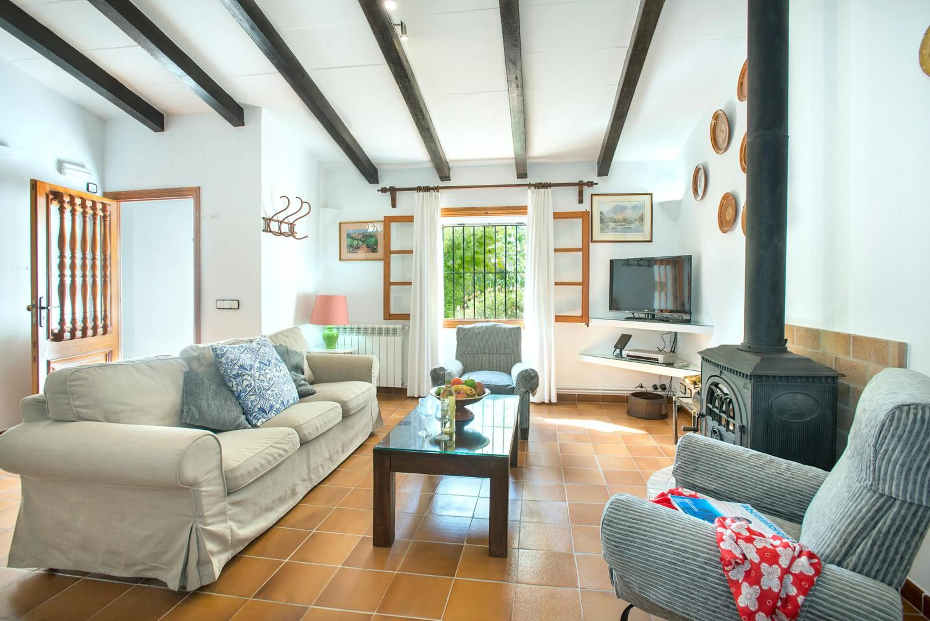 Living room in Owl Booking Villa Mateu - 5 Min Walk to the Old Town
