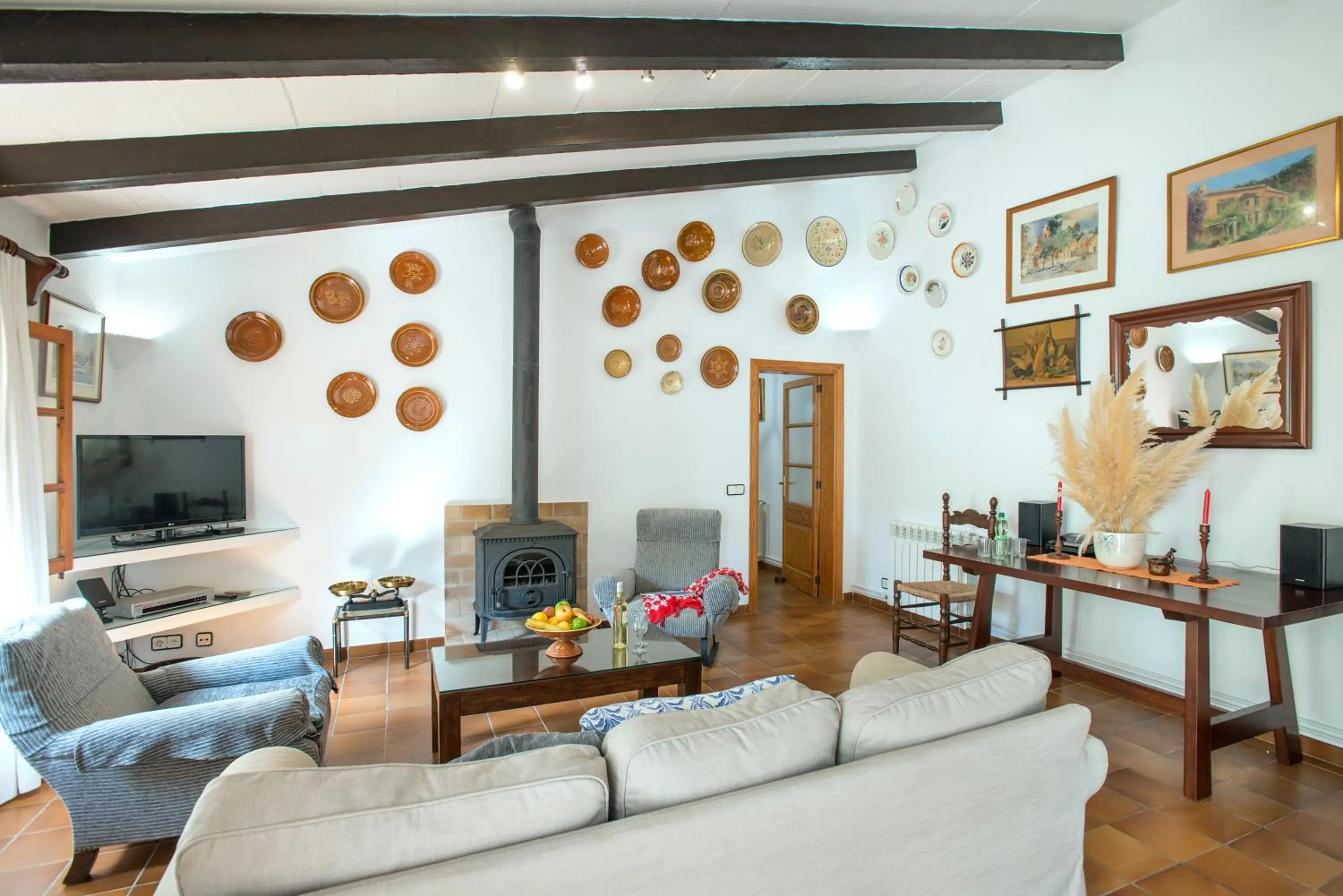 Living room in Owl Booking Villa Mateu - 5 Min Walk to the Old Town