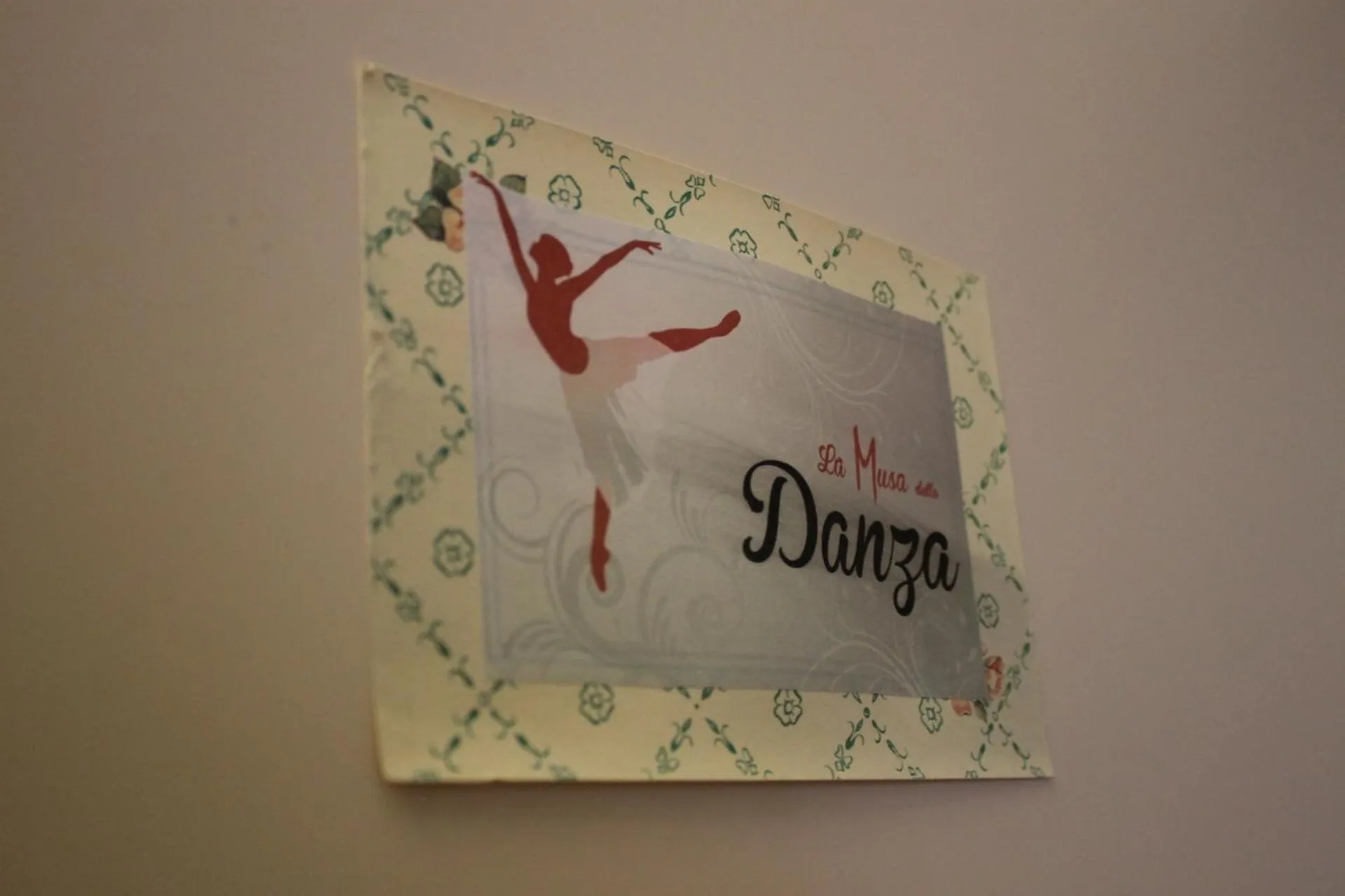 Text overlay in B&B Le Muse