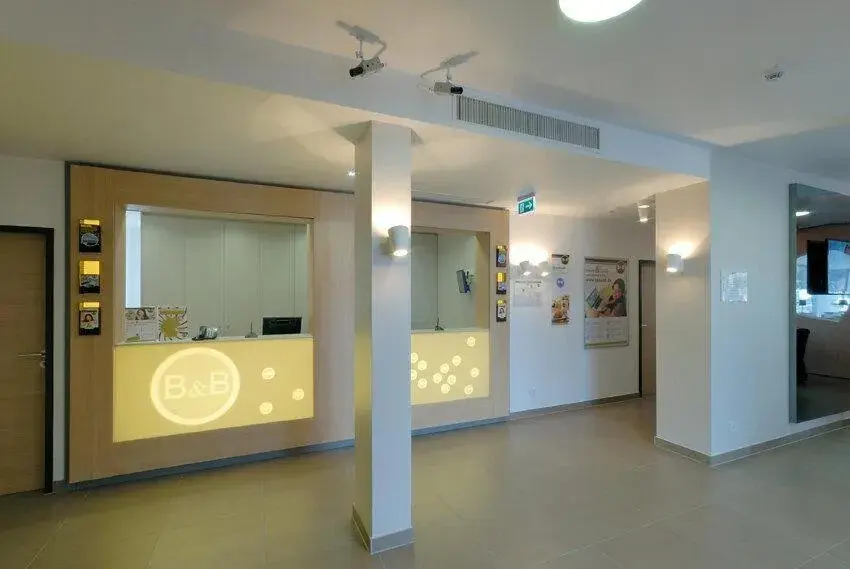 Lobby or reception in B&B Hotel Böblingen Lobby or reception in B&B Hotel Böblingen