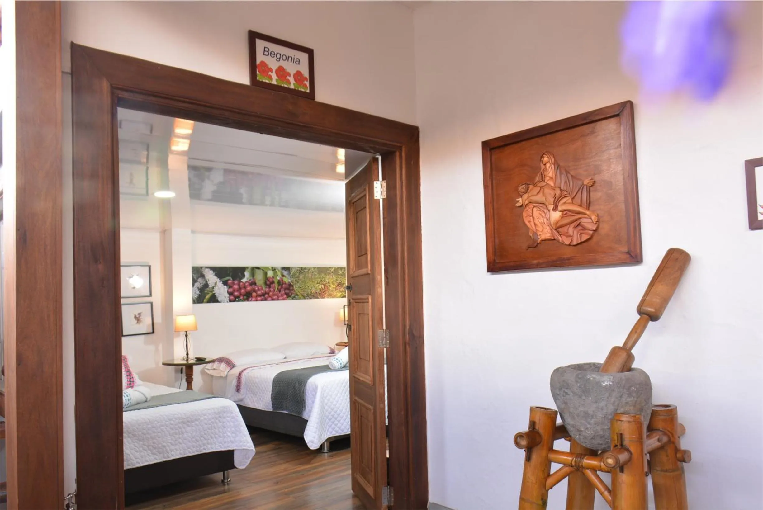 Bed in La Estancia Hotel Boutique