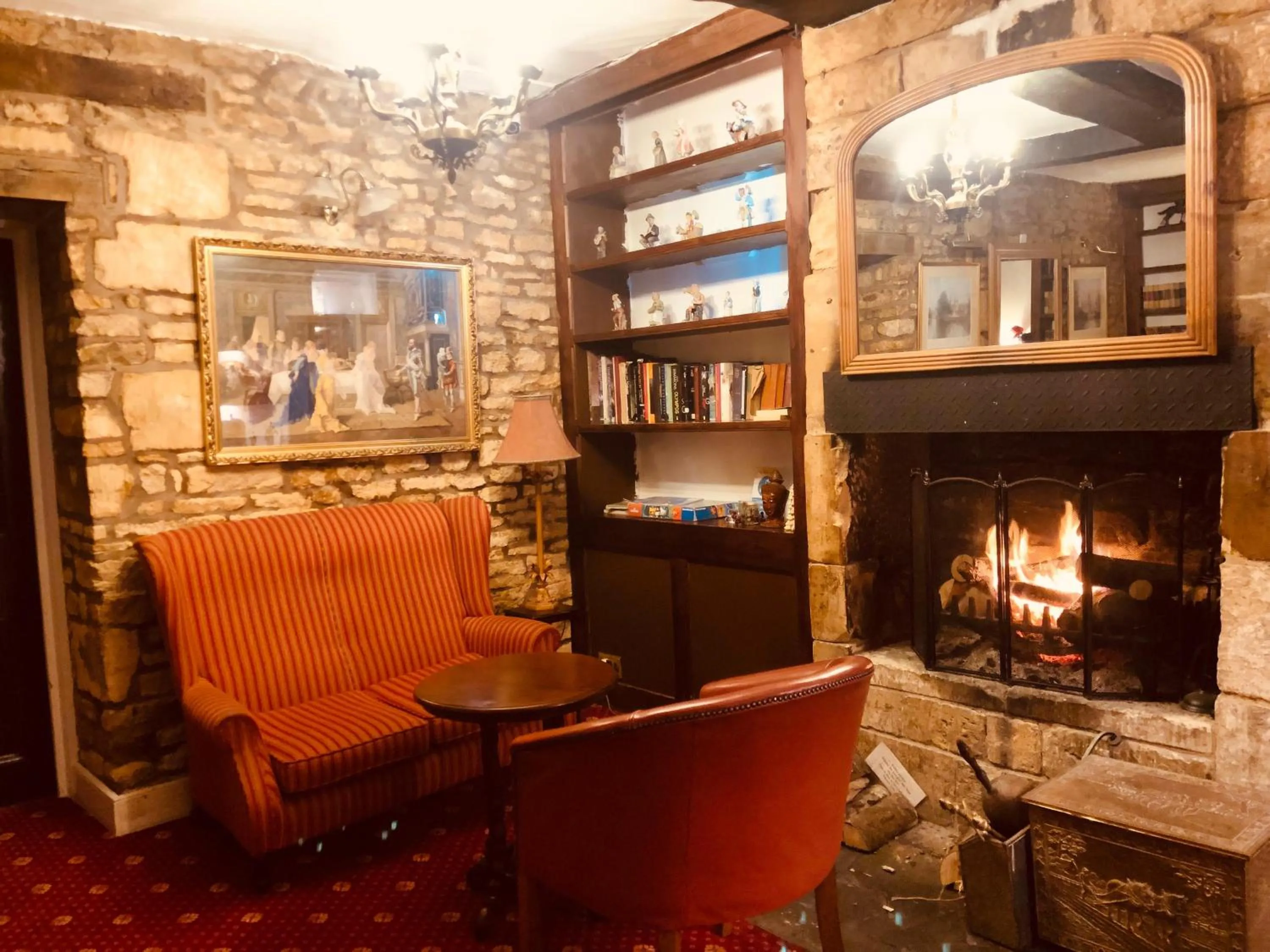 flat iron in Crown Hotel Cotswold