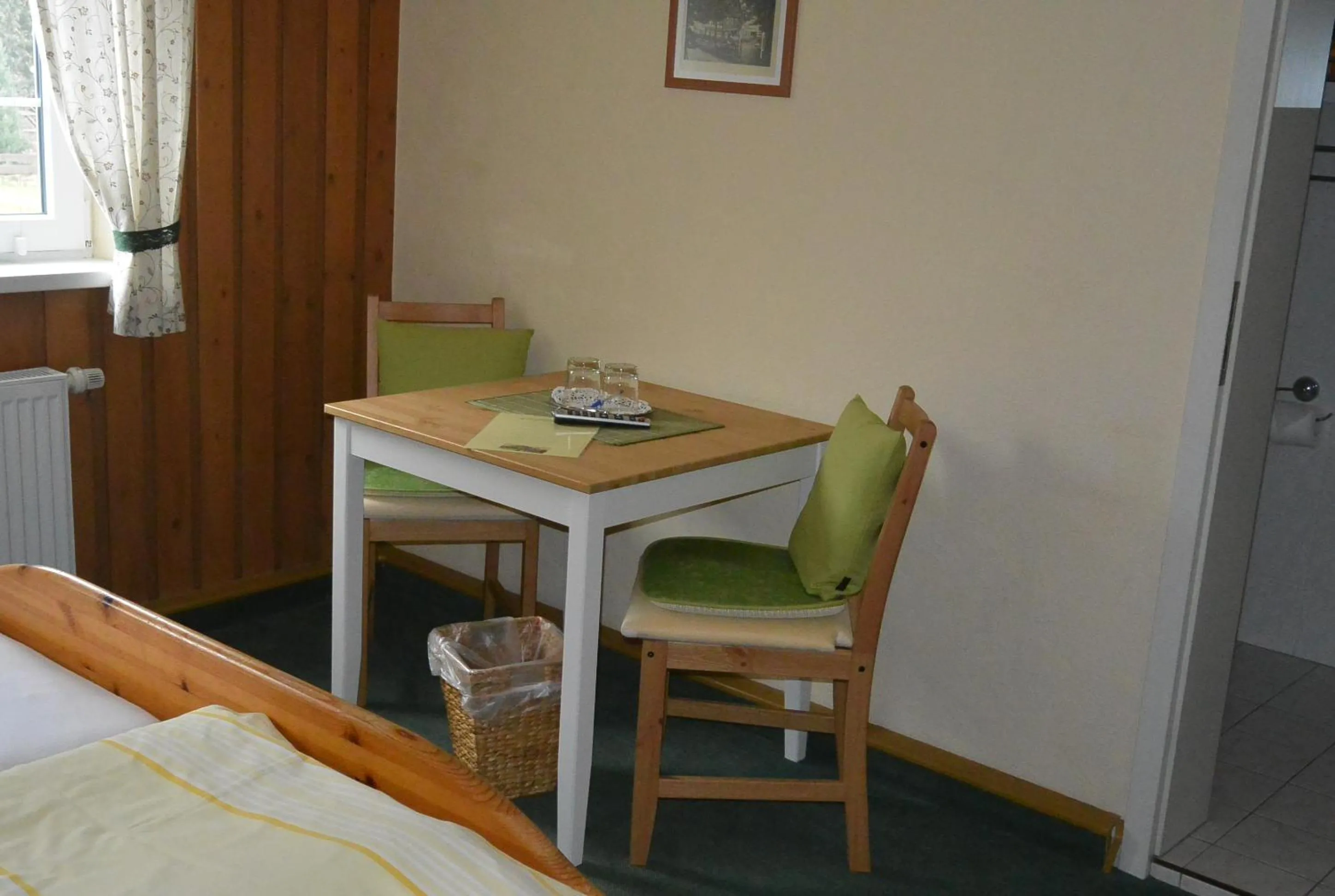 Decorative detail, Bed in Pension Immergrün
