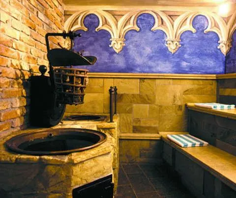 Sauna in Romantikhotel Almtalhof