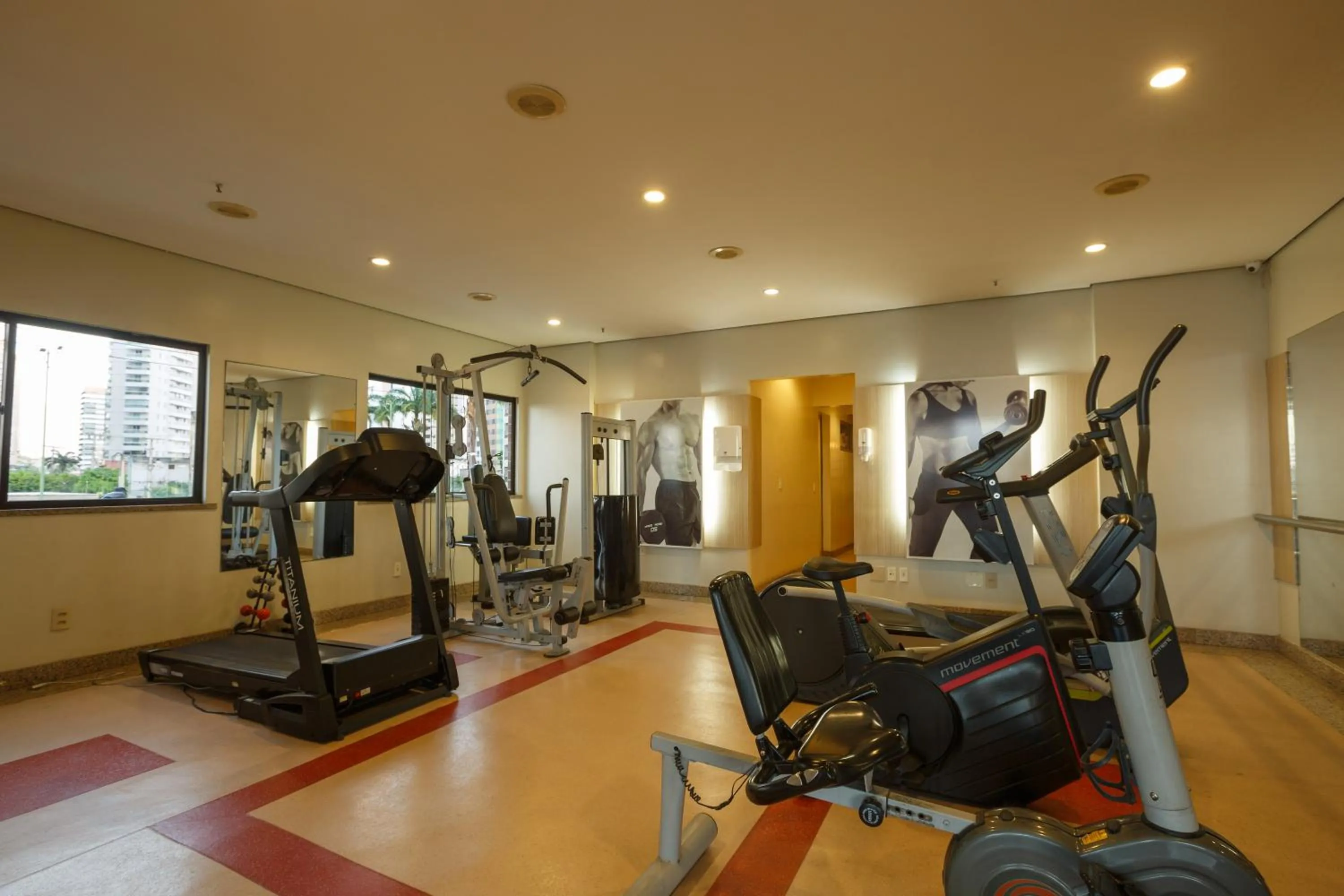 Fitness centre/facilities in Blue Tree Towers Fortaleza Beira Mar