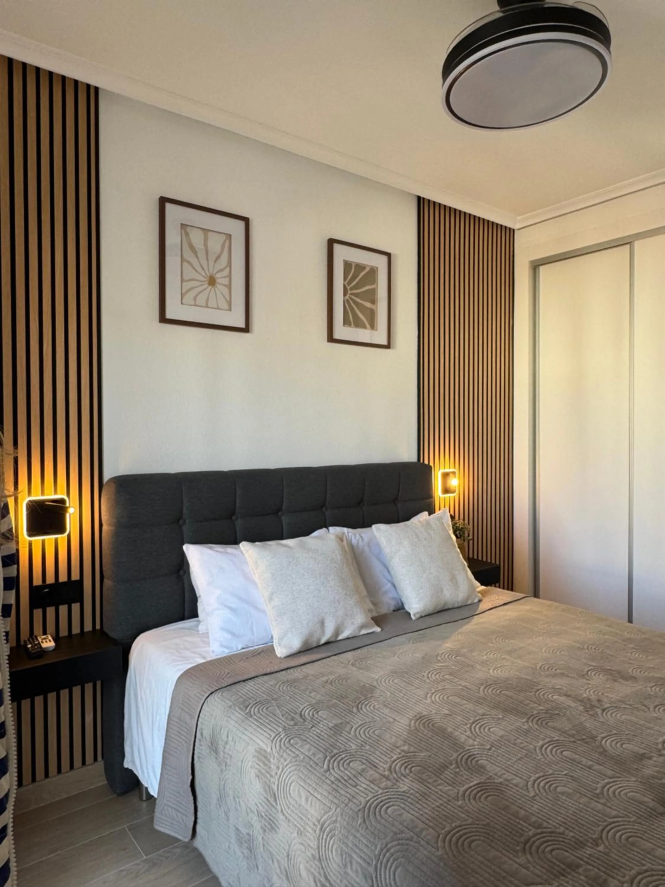 Bed in Aparthotel Costa Blanca