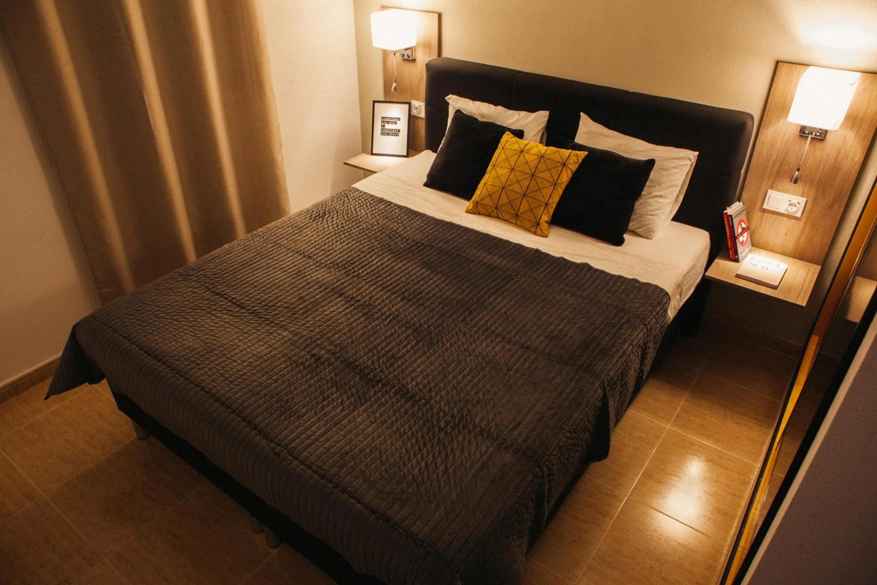 Bed in Aparthotel Costa Blanca