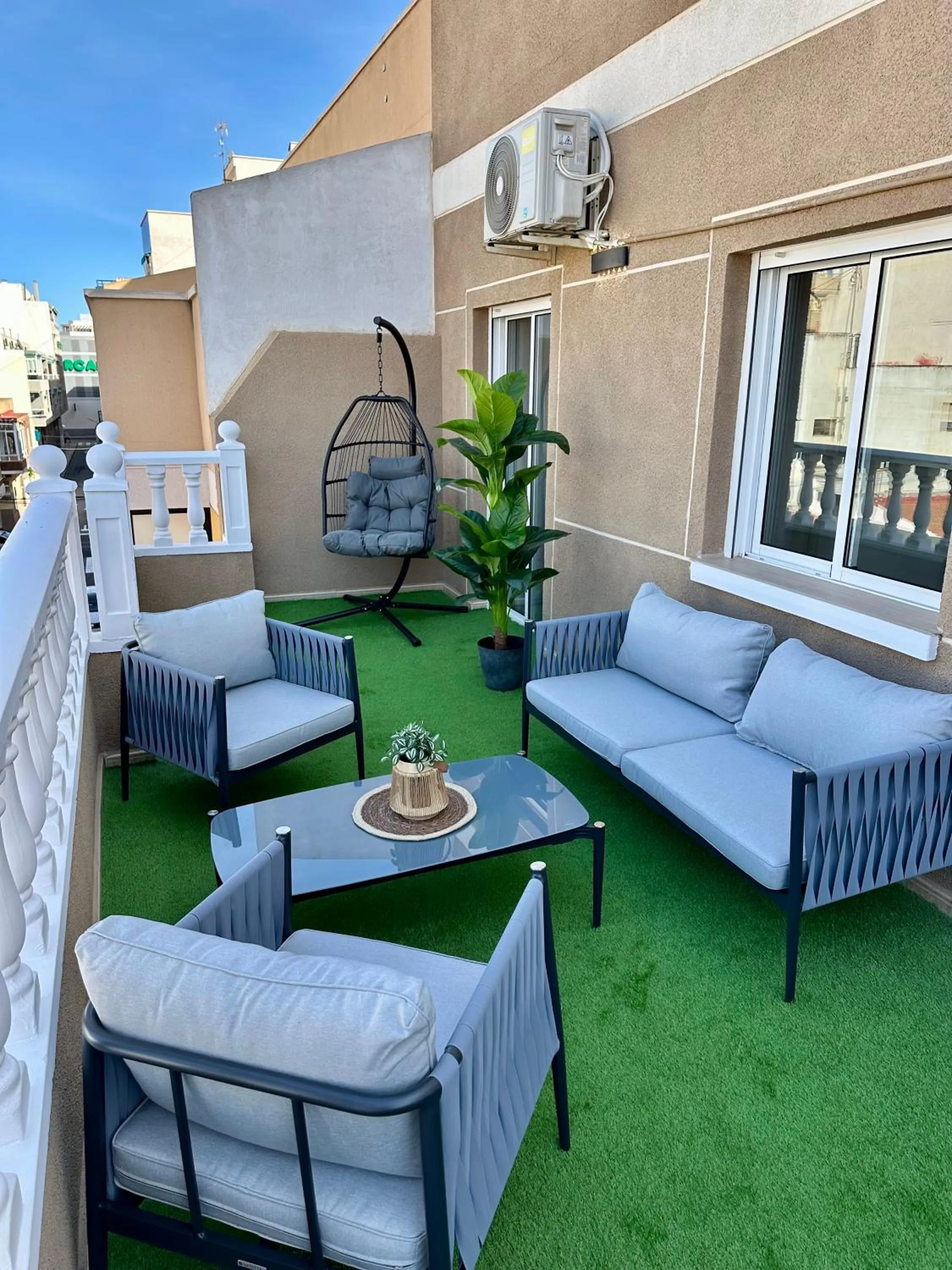 Balcony/Terrace in Aparthotel Costa Blanca