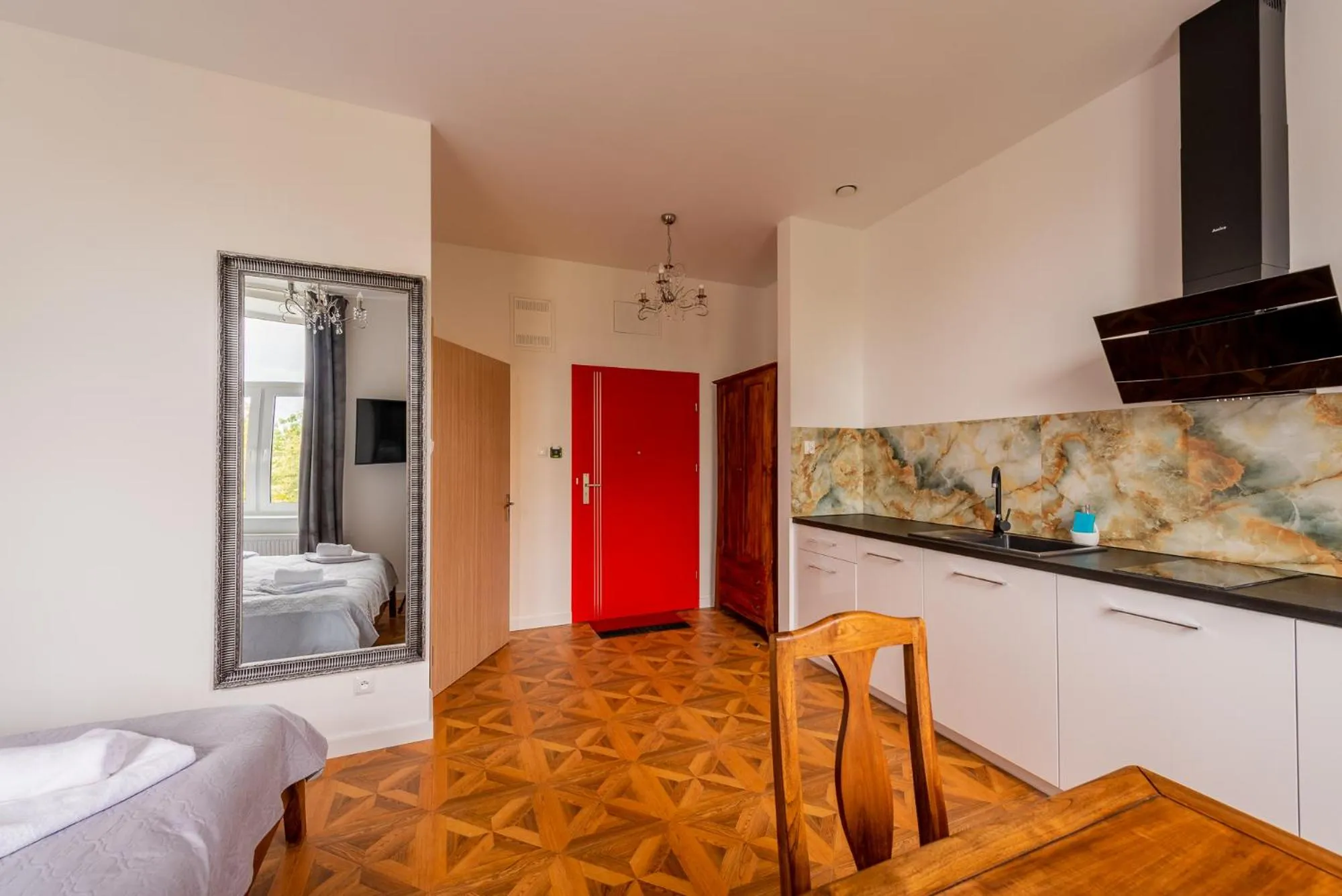 Bed in Kamienica Zamenhofa - Apartamenty na wynajem