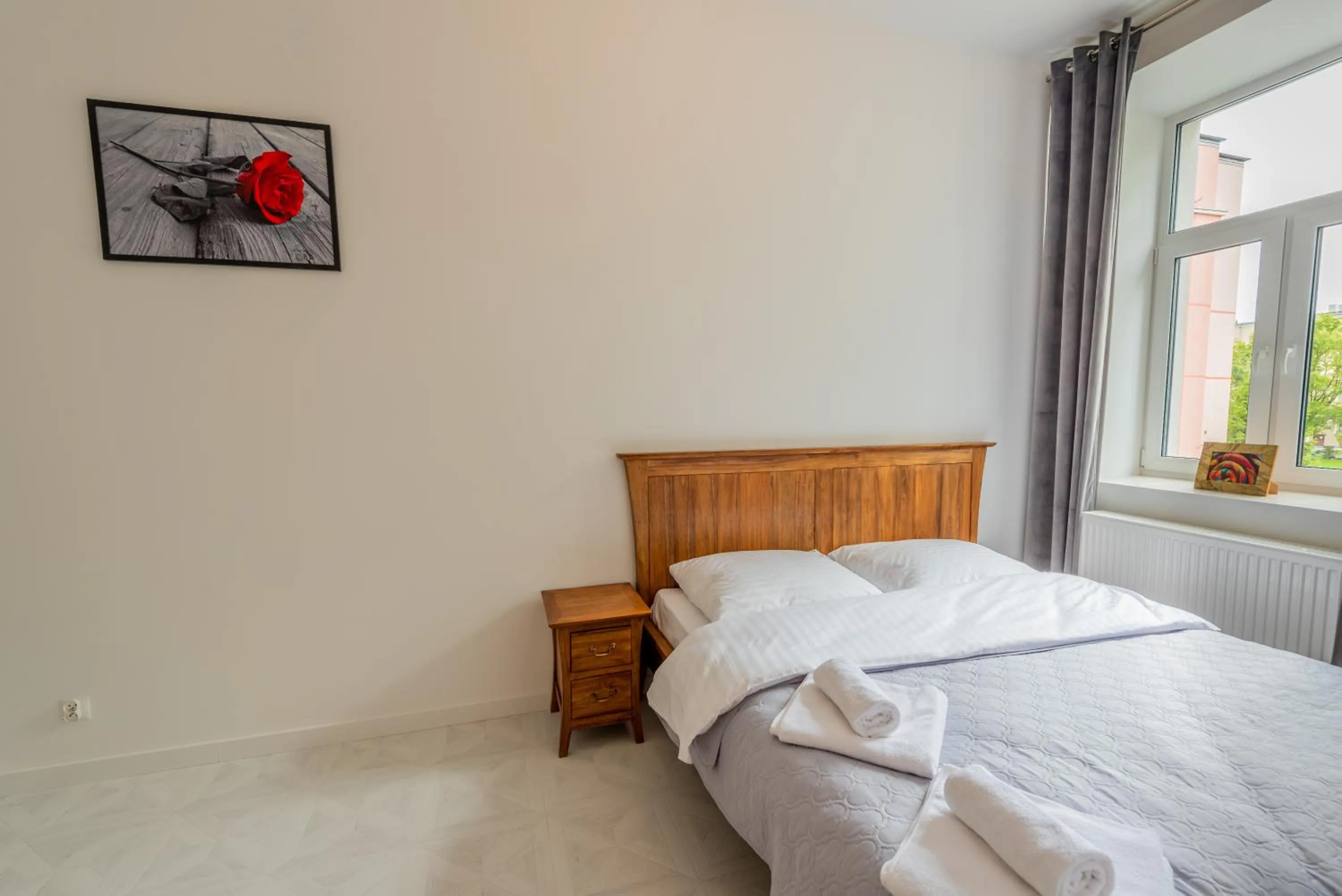 Bed in Kamienica Zamenhofa - Apartamenty na wynajem