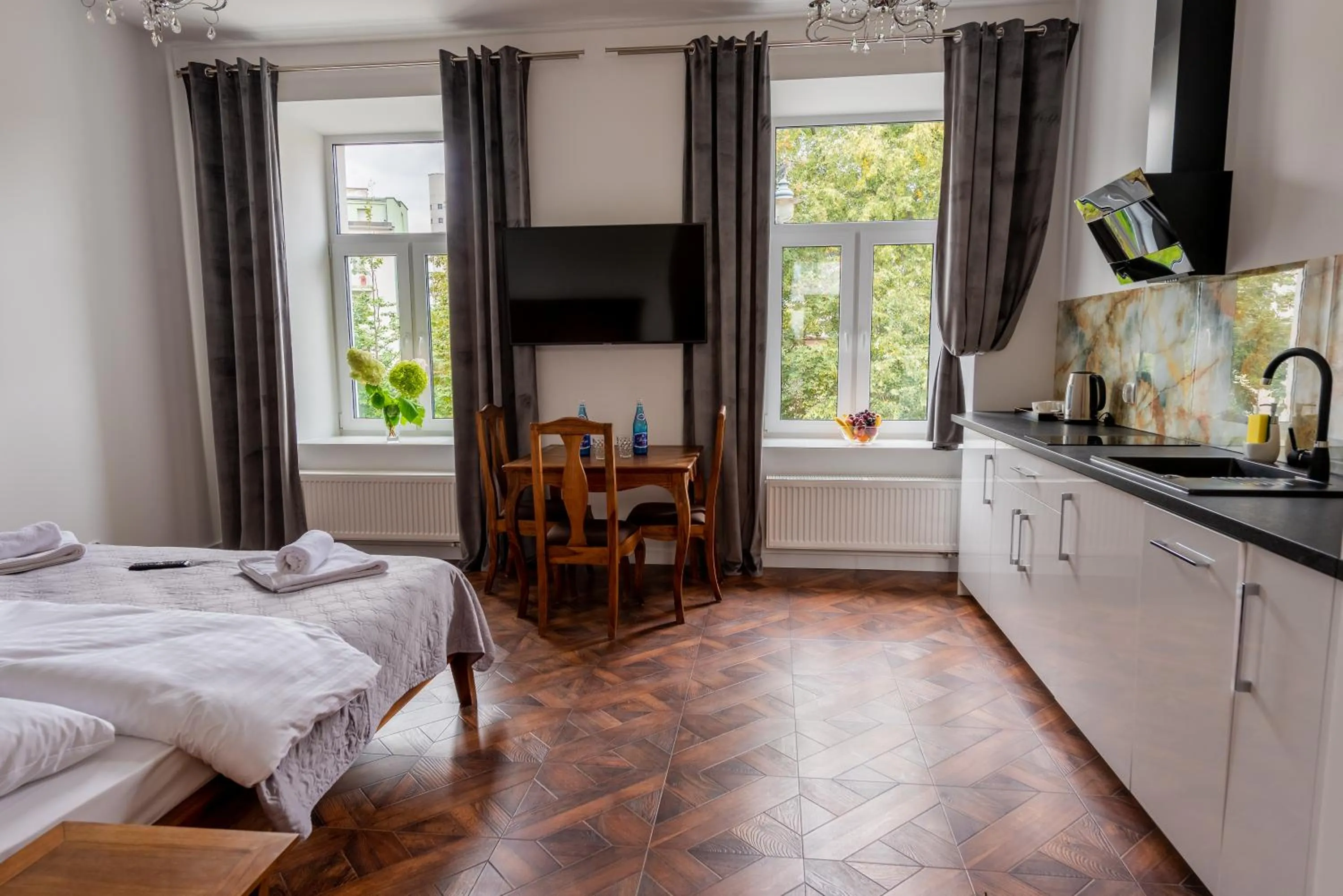 Bed in Kamienica Zamenhofa - Apartamenty na wynajem