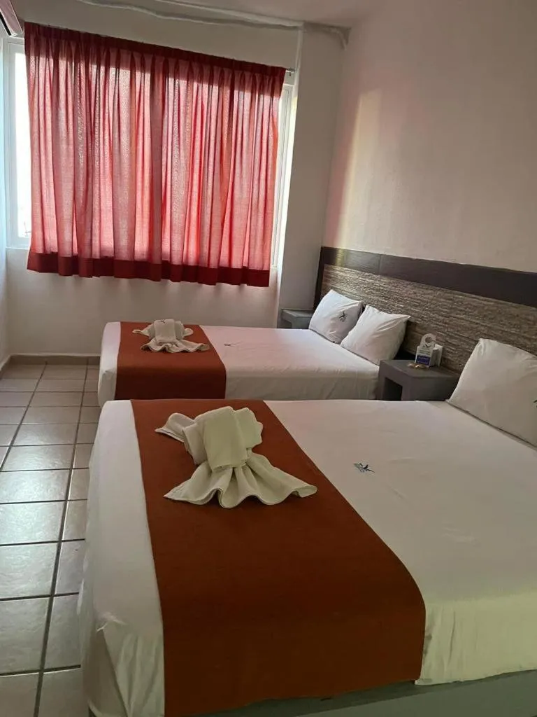 Bed in Hotel Albatros Peñita-Guayabitos Nayarit