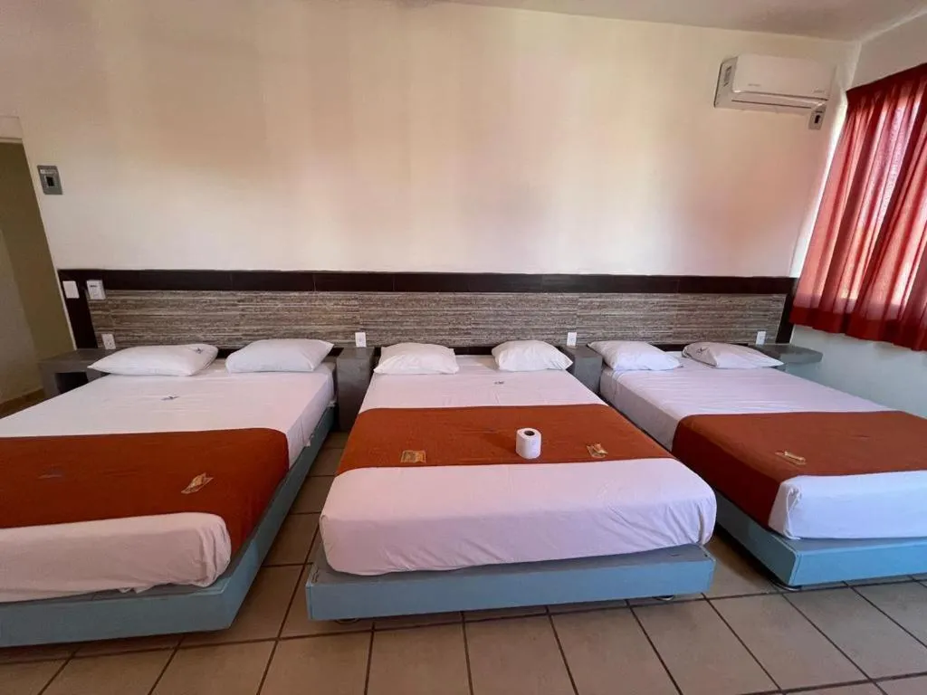 Bed in Hotel Albatros Peñita-Guayabitos Nayarit