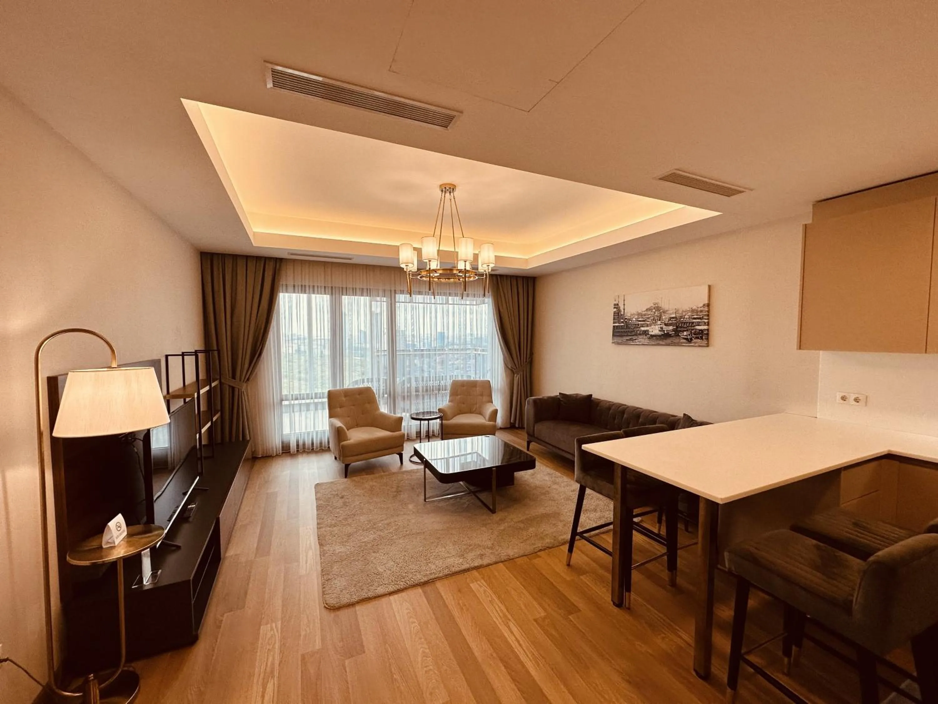 Living room in Maslak Aparts