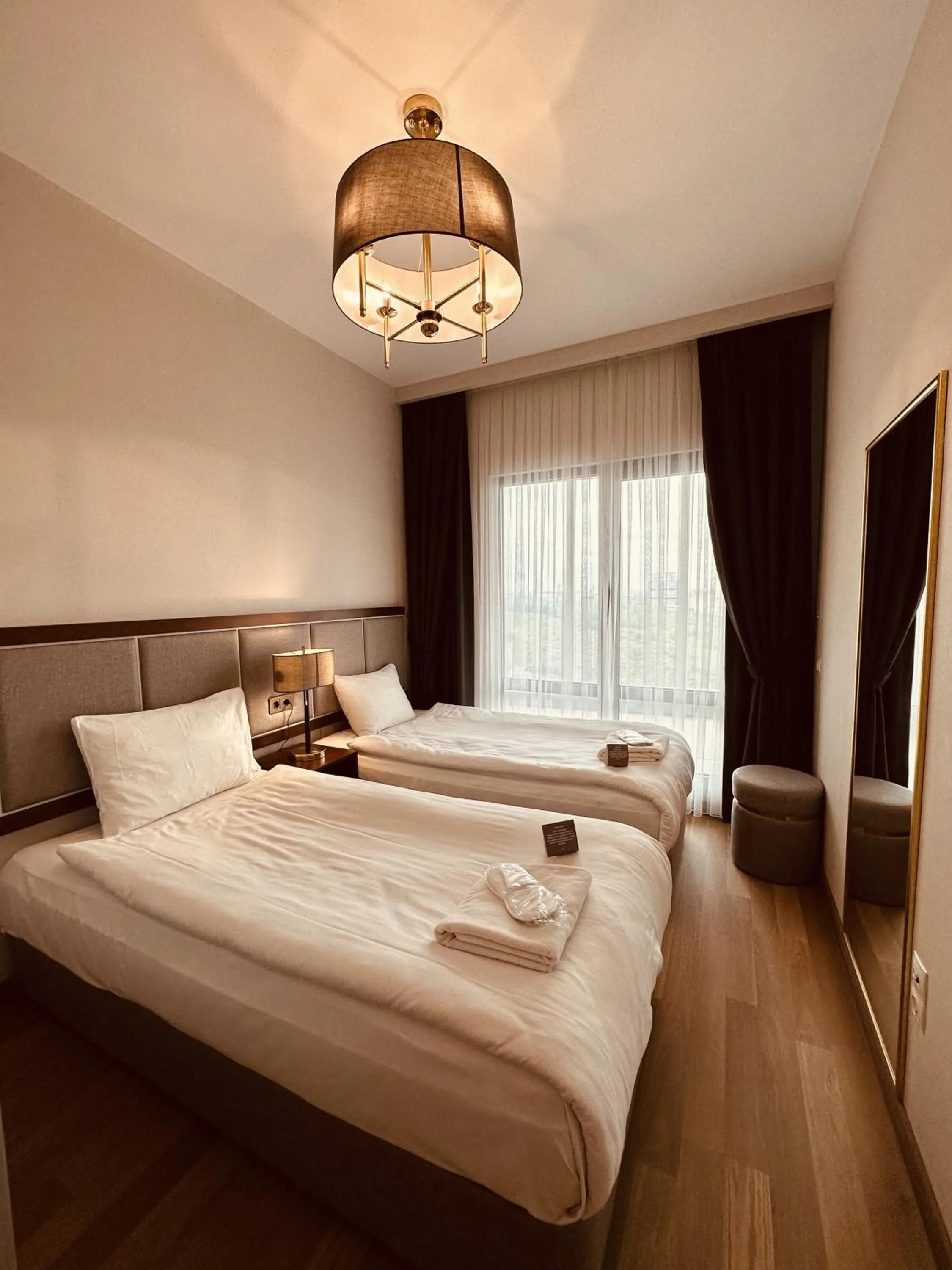 Bedroom, Bed in Maslak Aparts