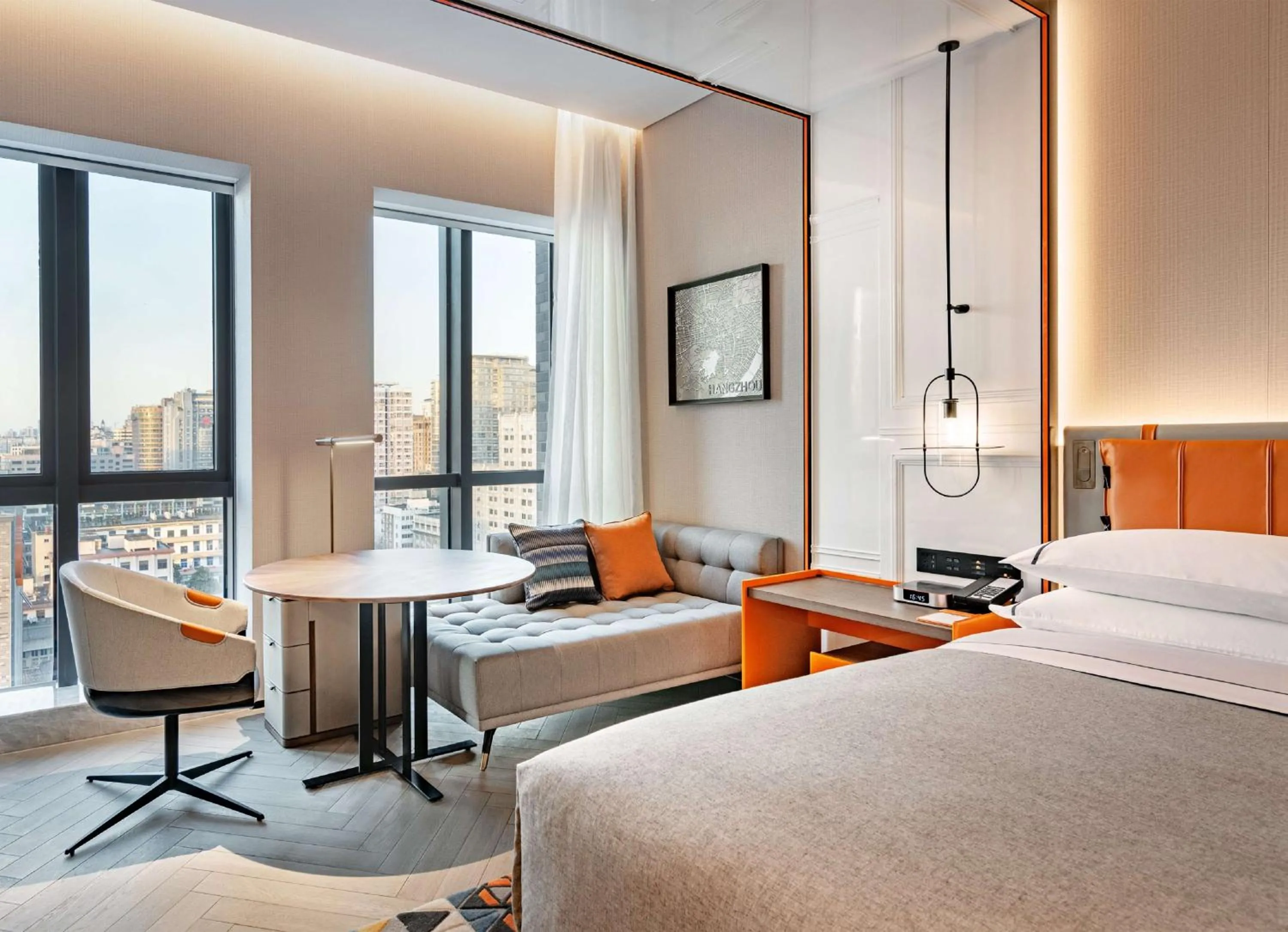 Living room, Bed in Canopy by Hilton Hangzhou West Lake