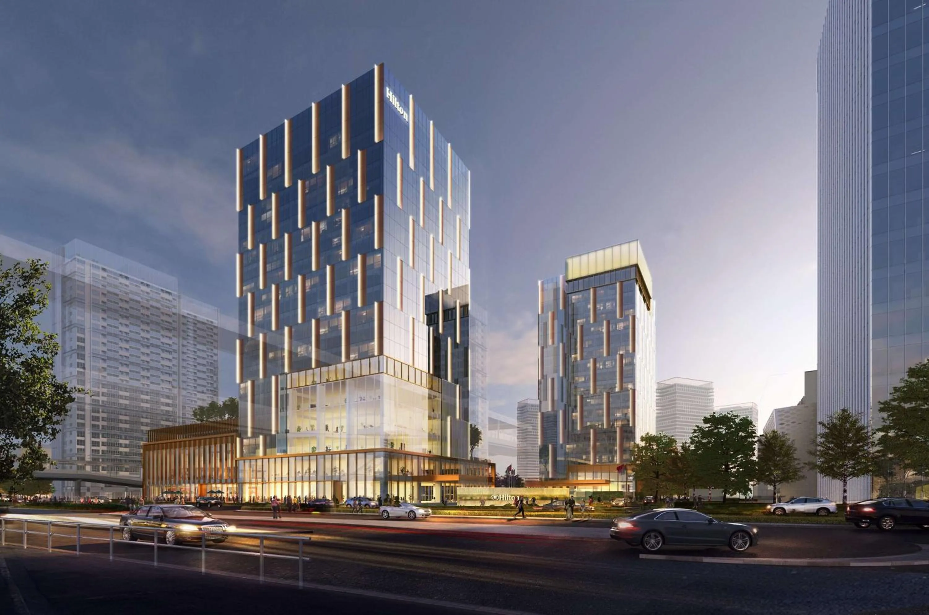 Property building in Hilton Shenzhen World Exhibition & Convention Centre