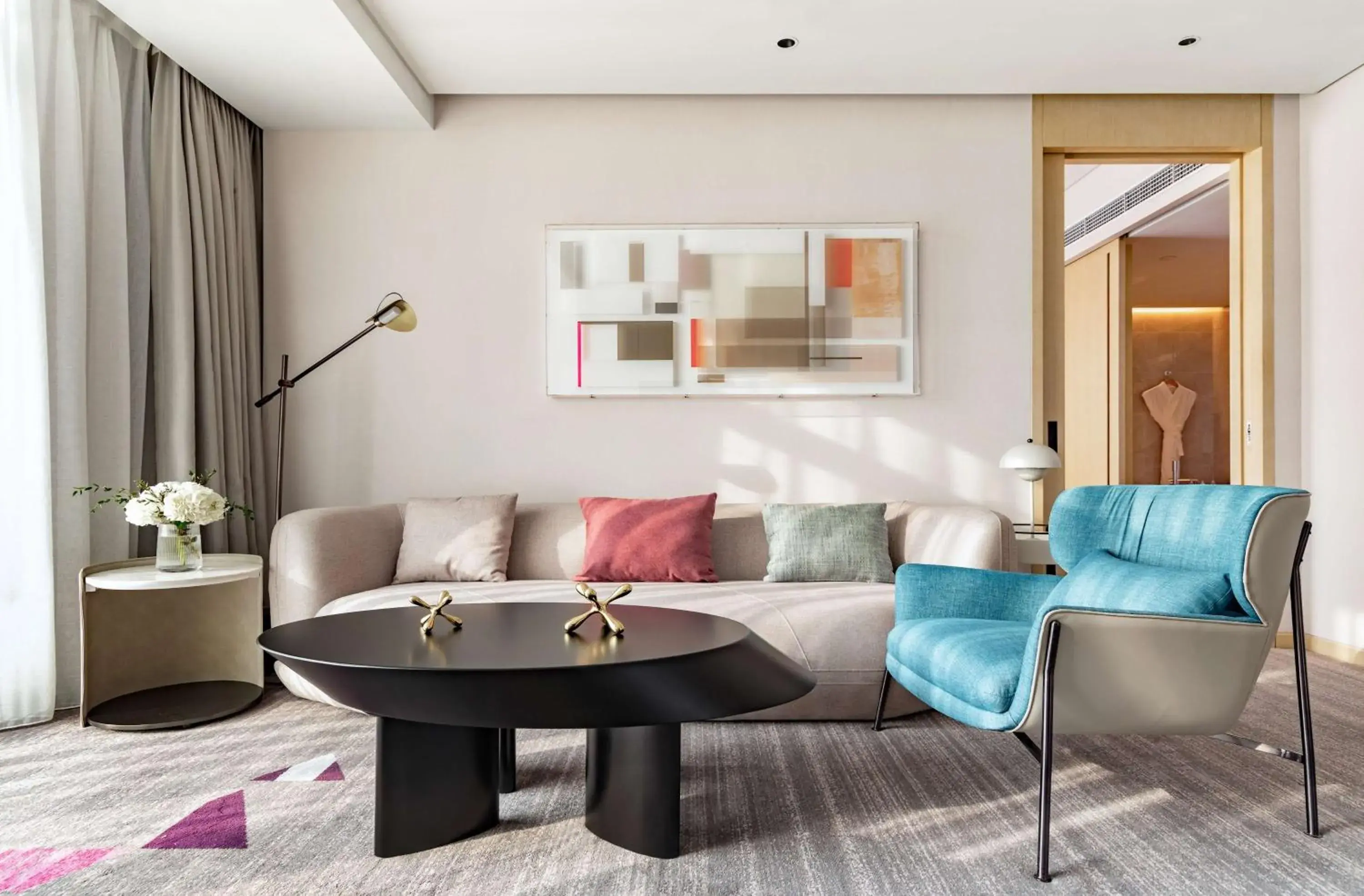 Living room in Hilton Garden Inn Shenzhen World Exhibition & Convention Center Living room in Hilton Garden Inn Shenzhen World Exhibition & Convention Center