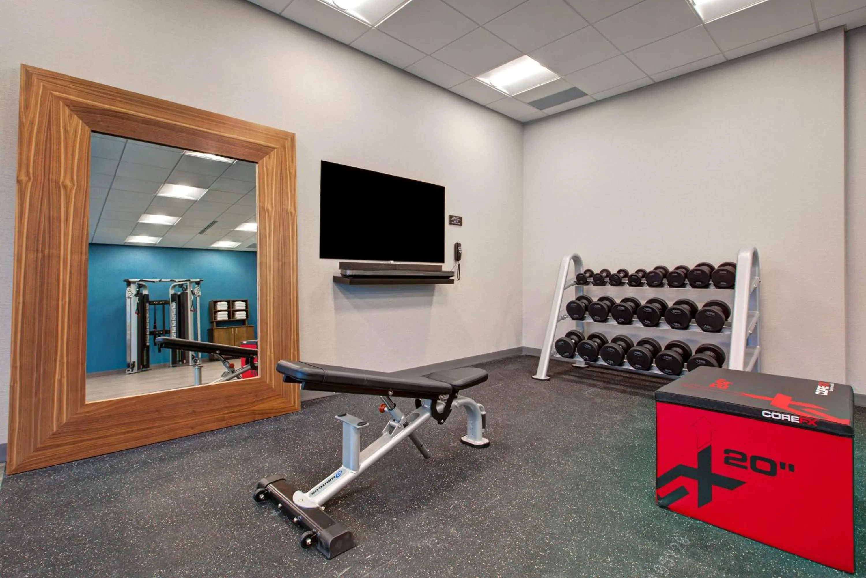Fitness centre/facilities in Hampton Inn Brockville, On