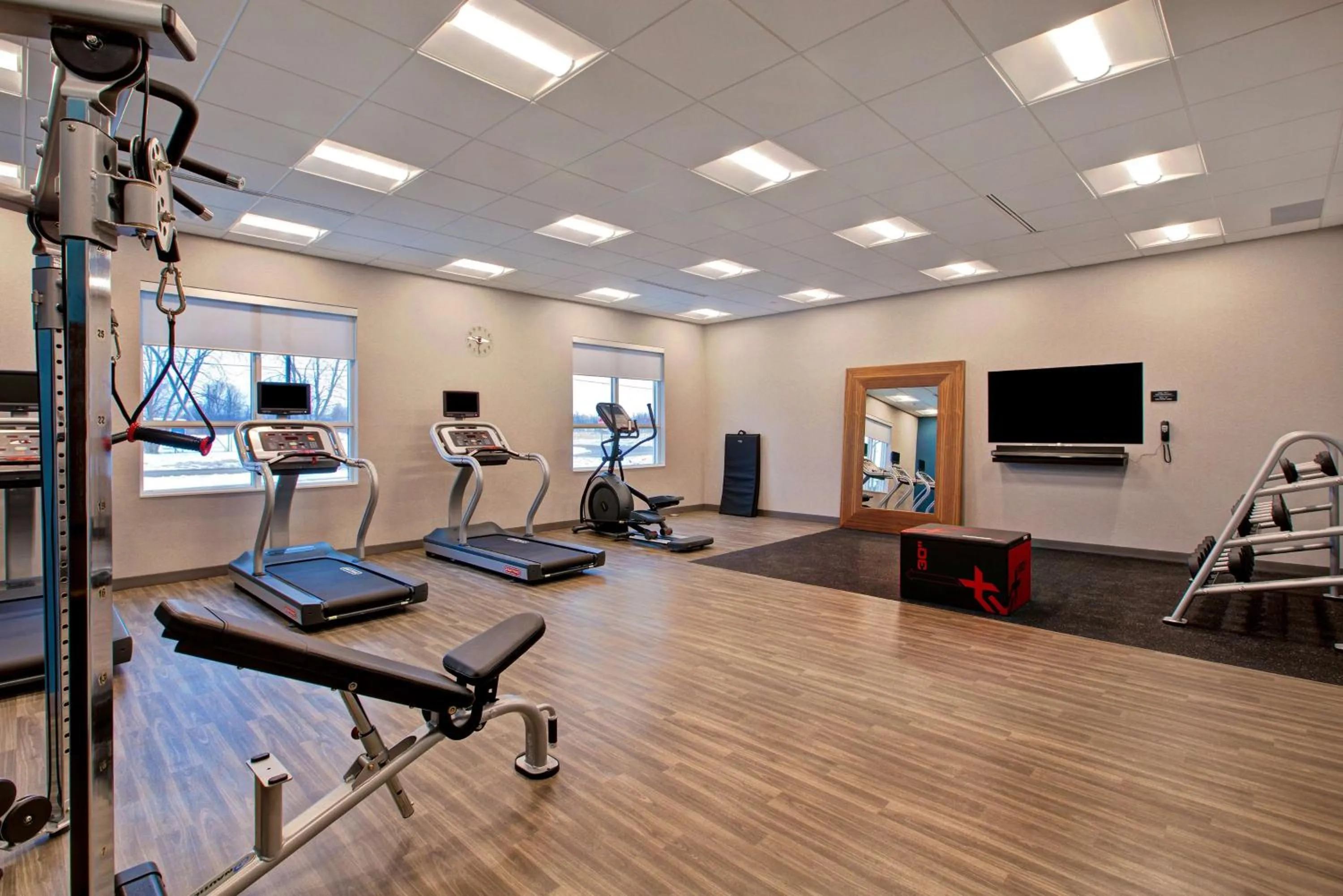 Fitness centre/facilities in Hampton Inn Brockville, On