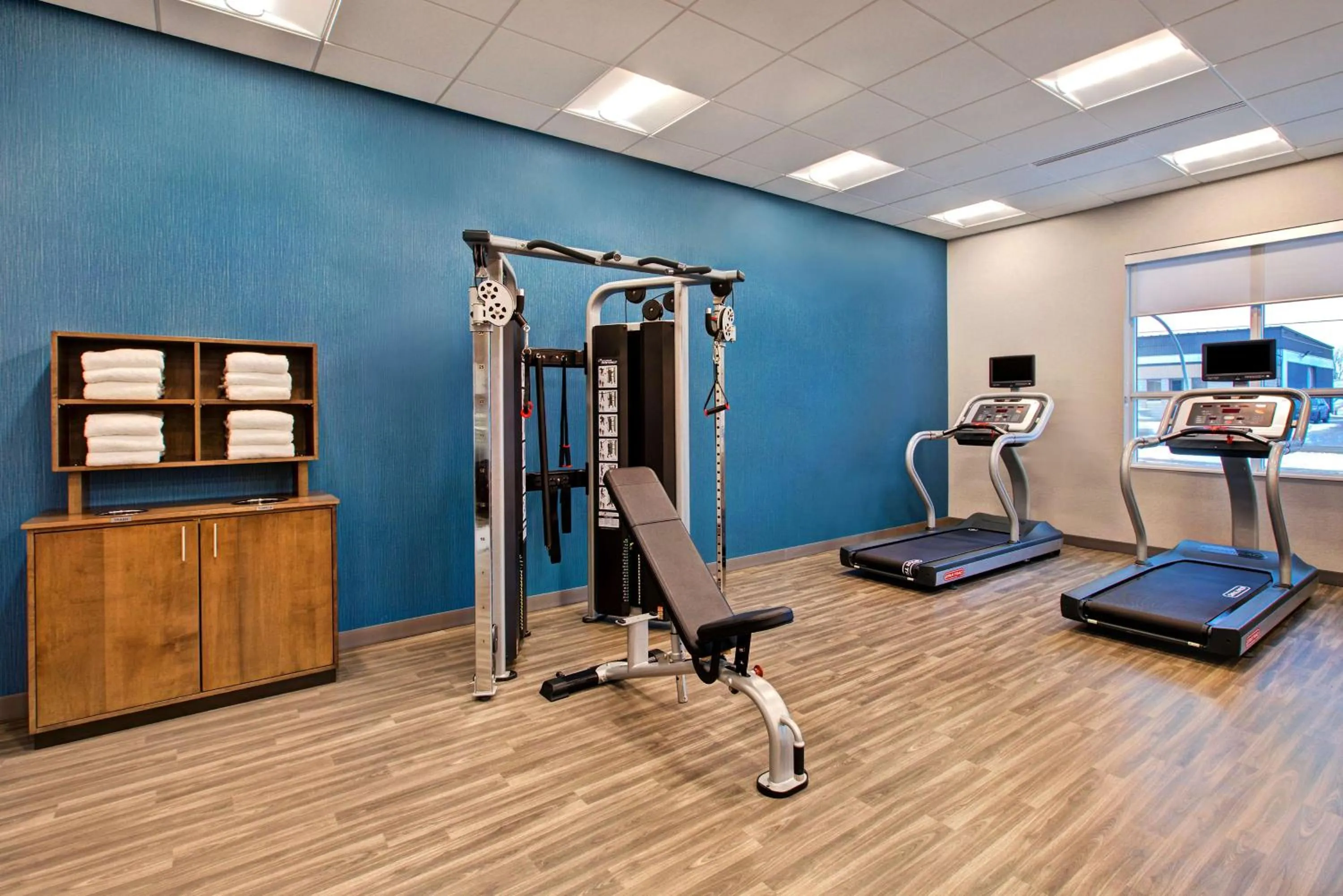 Fitness centre/facilities in Hampton Inn Brockville, On