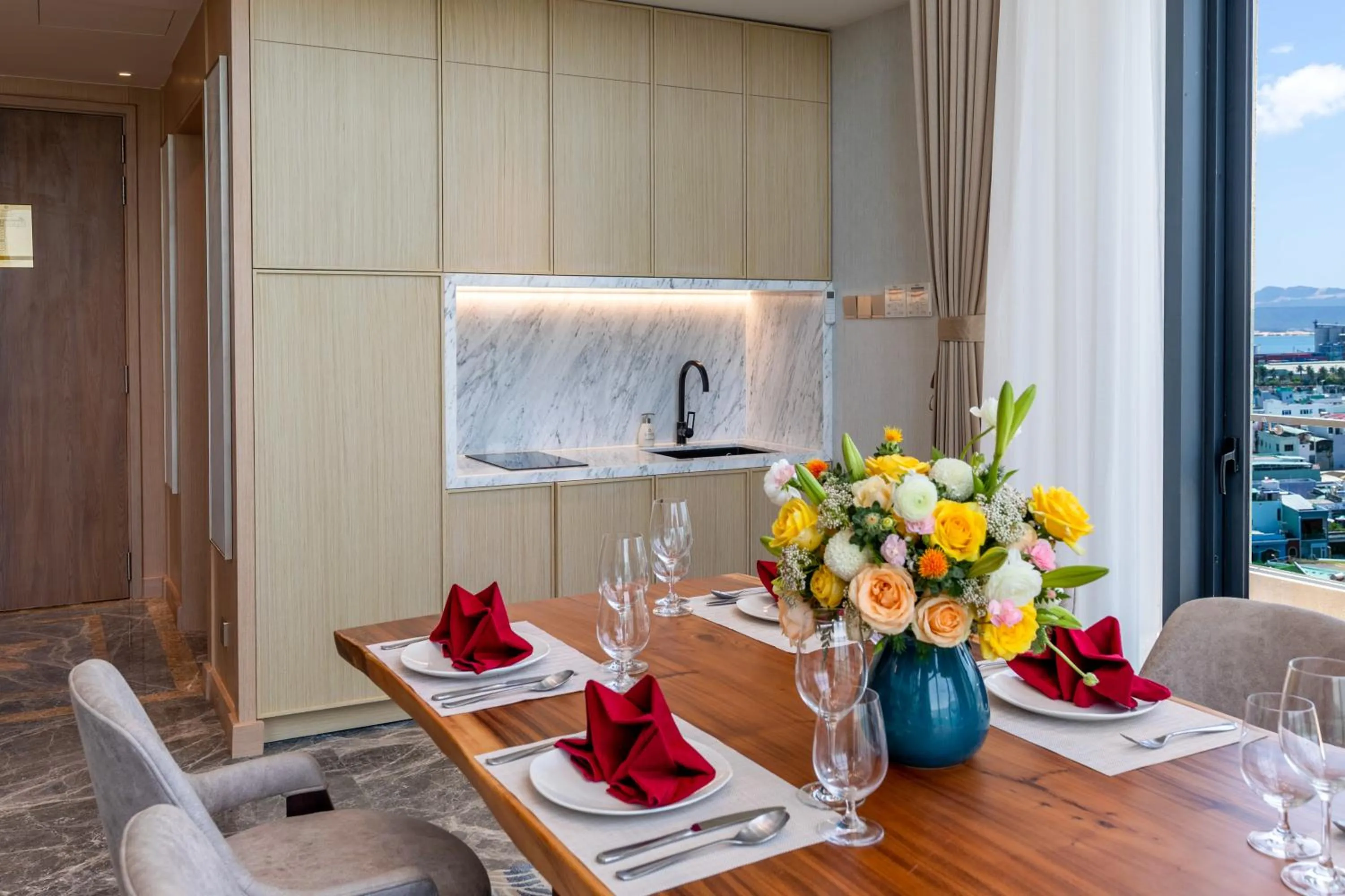 Dining area in Fleur de Lys Hotel Quy Nhon