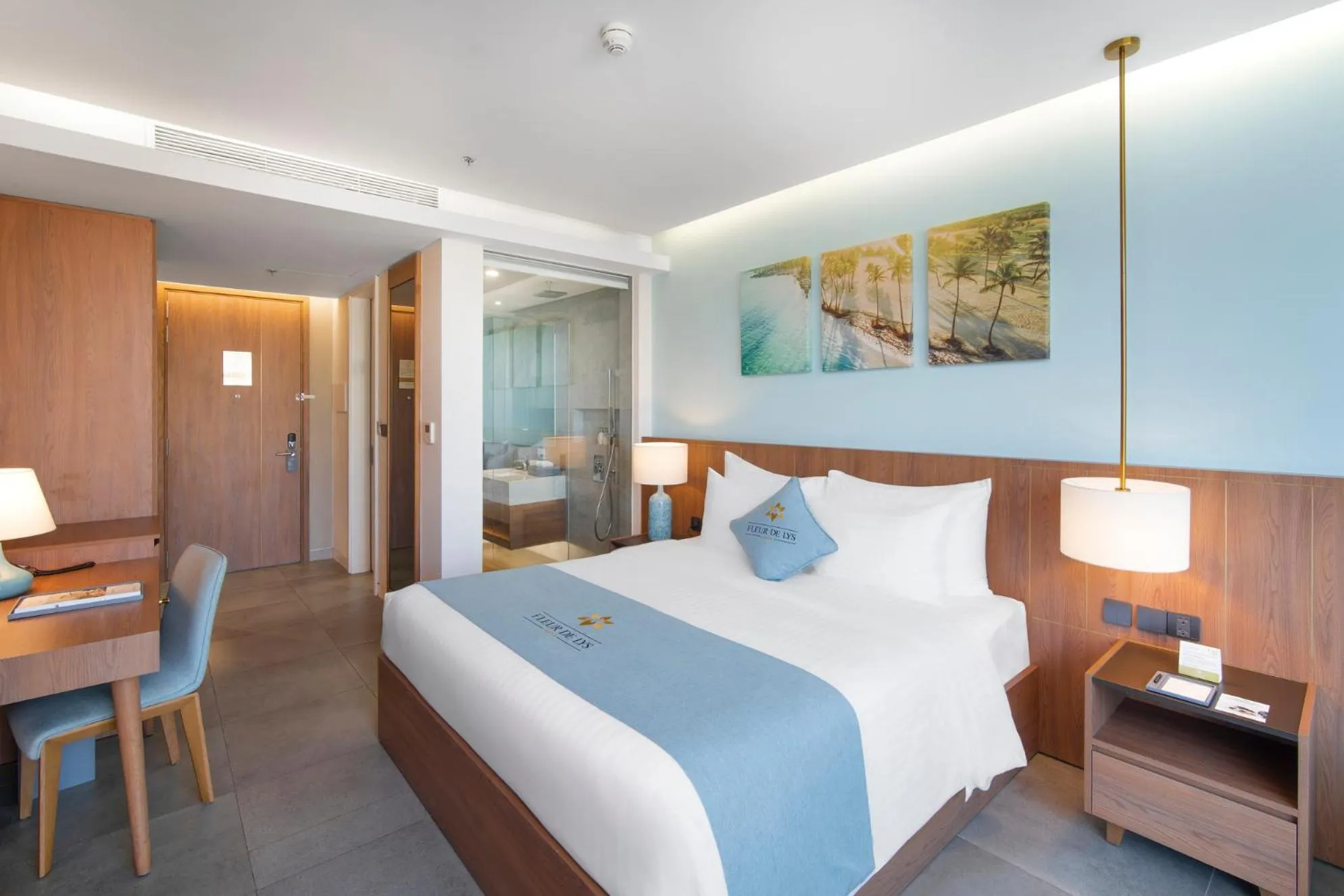 Bed in Fleur de Lys Hotel Quy Nhon