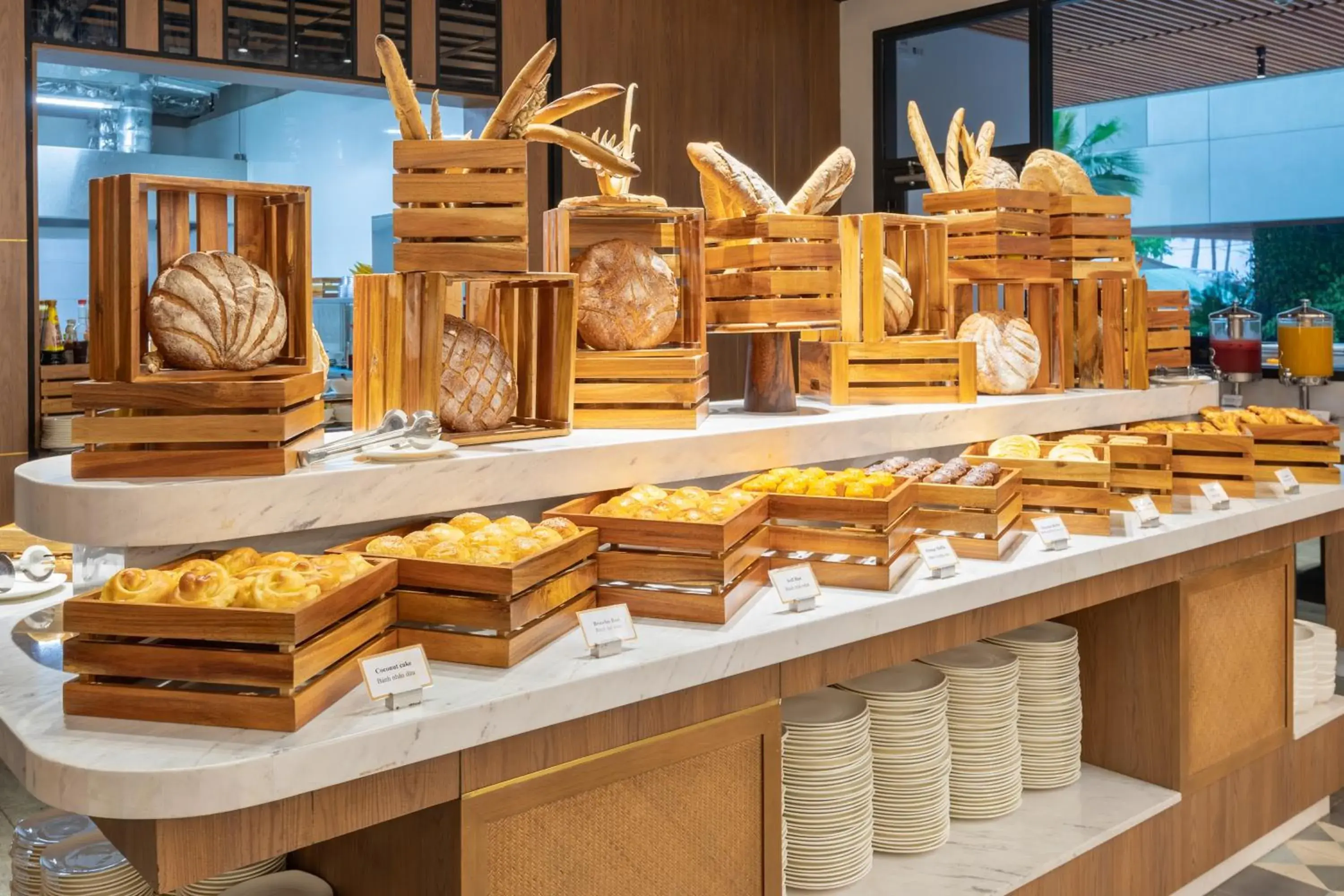 Buffet breakfast in Fleur de Lys Hotel Quy Nhon Buffet breakfast in Fleur de Lys Hotel Quy Nhon