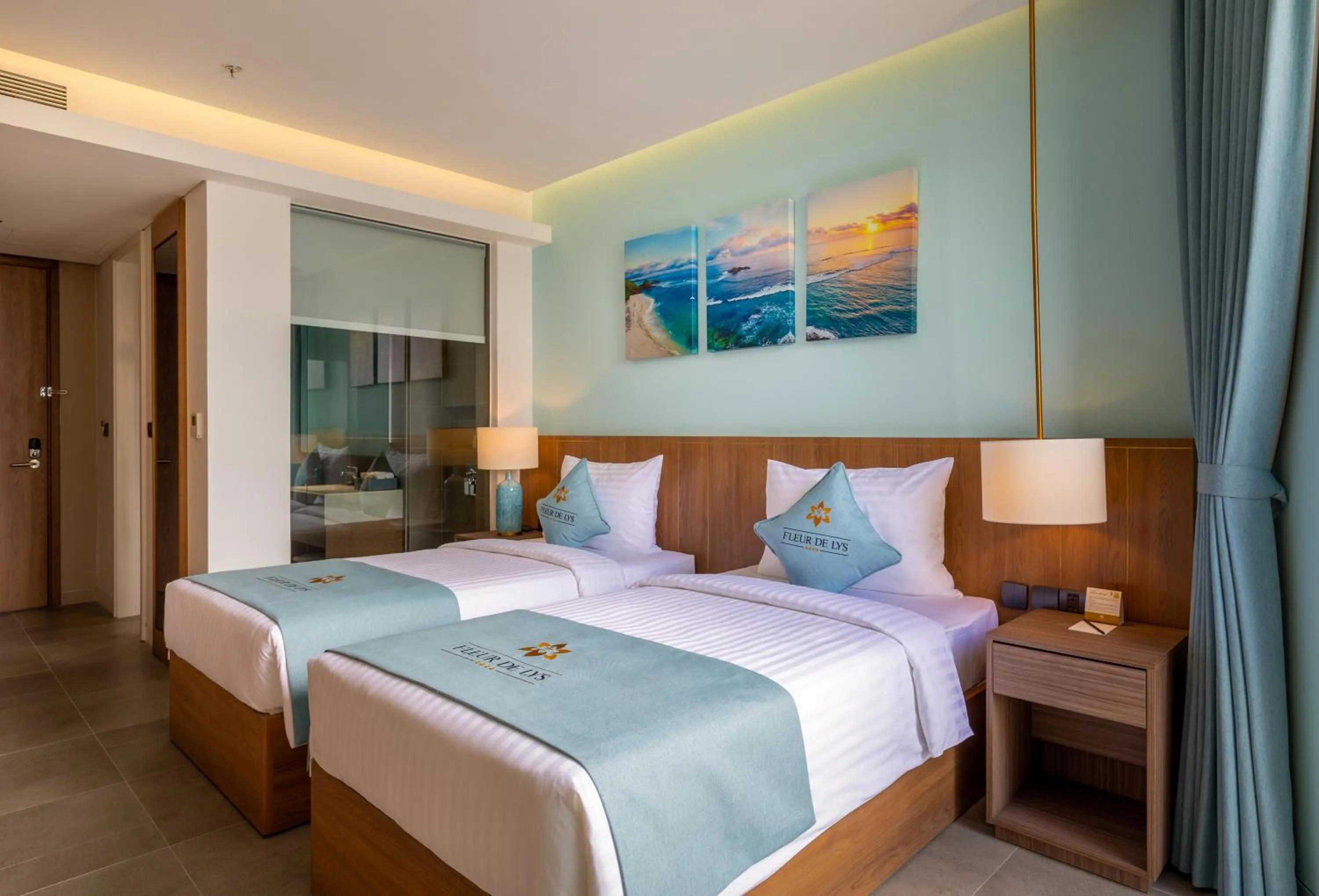 Bed in Fleur de Lys Hotel Quy Nhon
